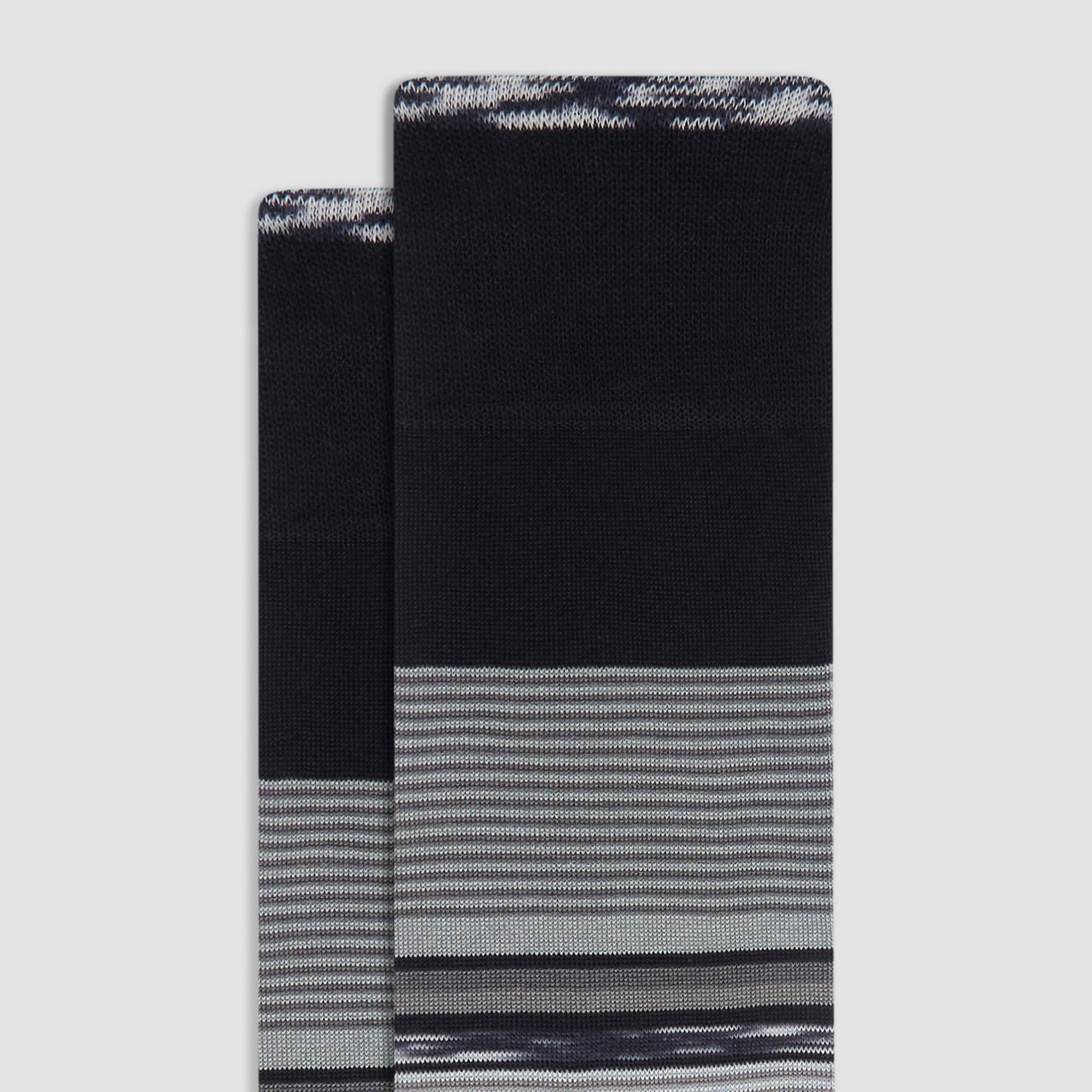 Striped Mid-Calf Socks