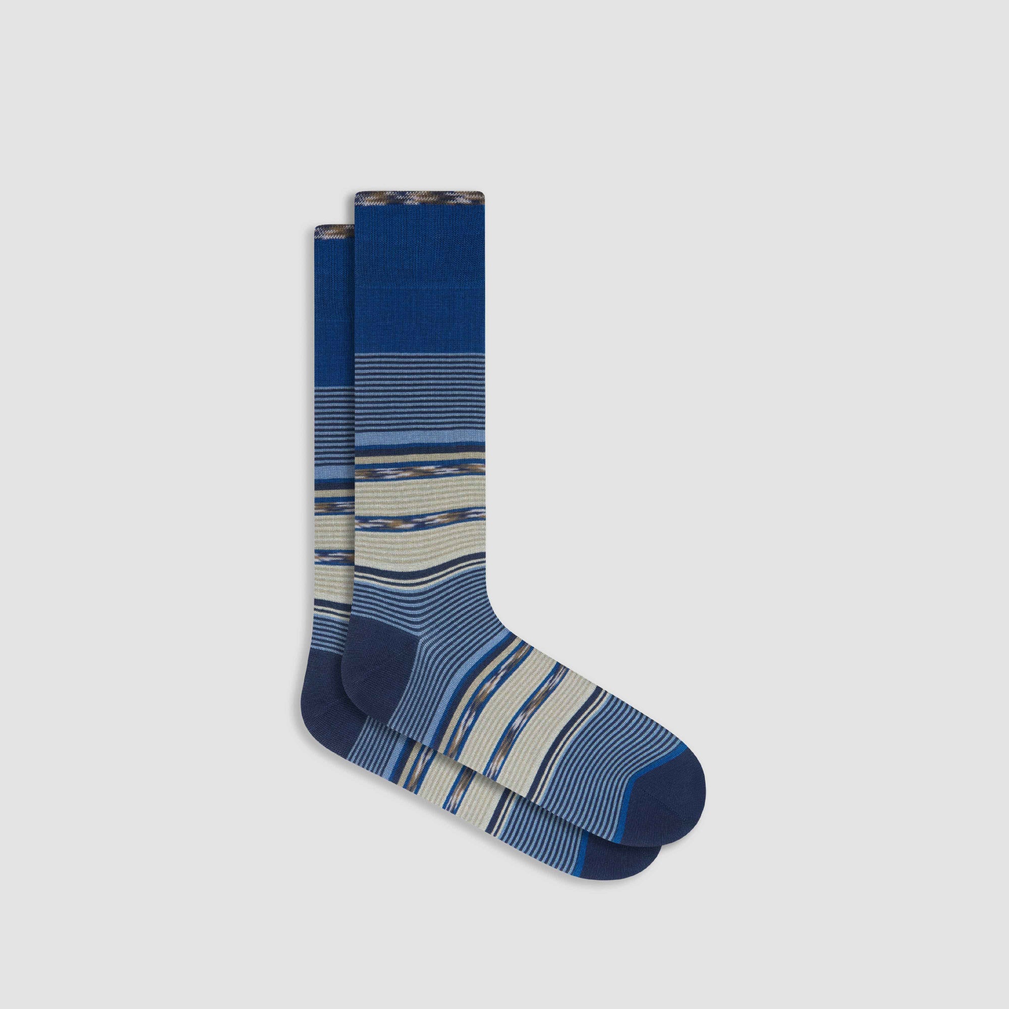 Striped Mid-Calf Socks