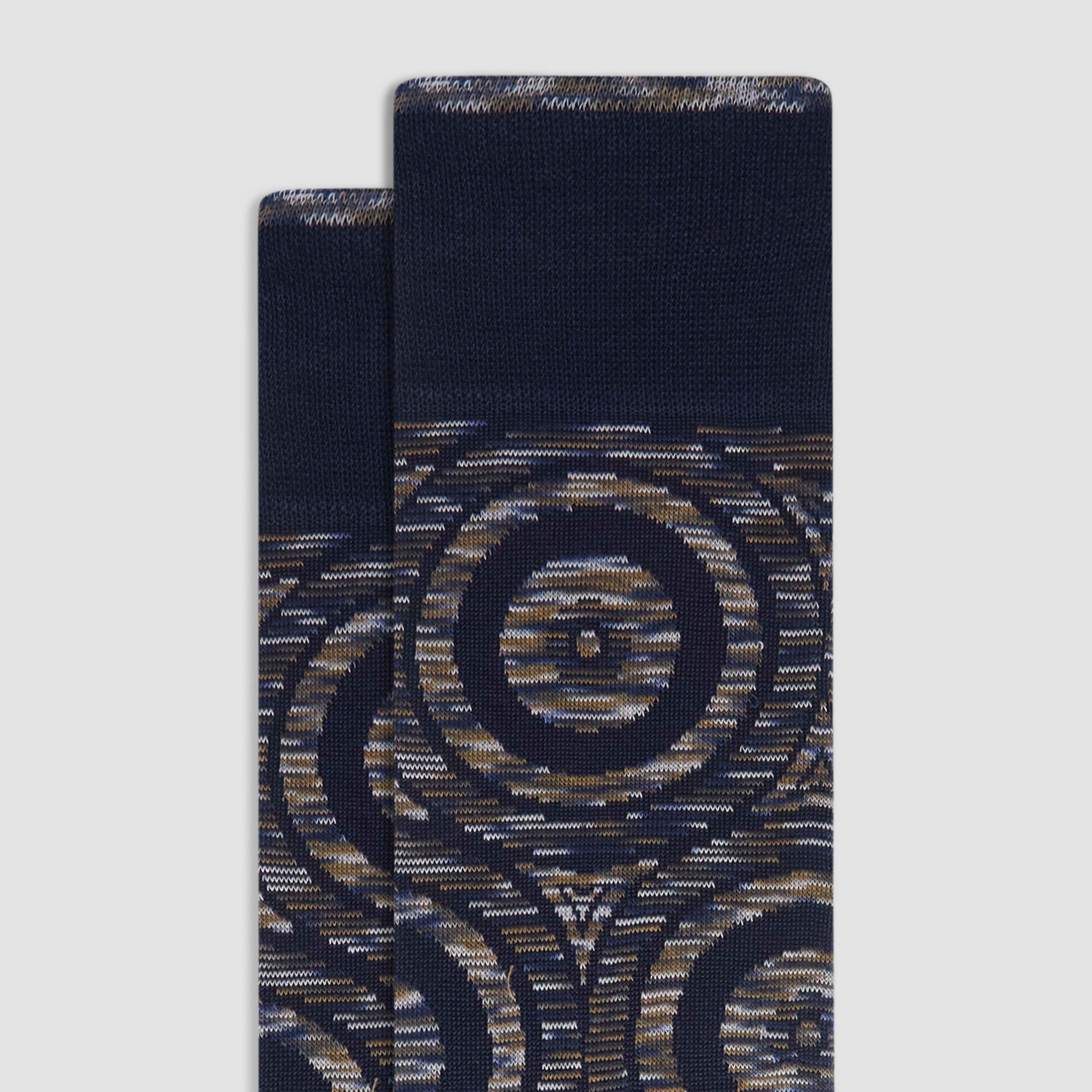 Geometric Mid-Calf Socks