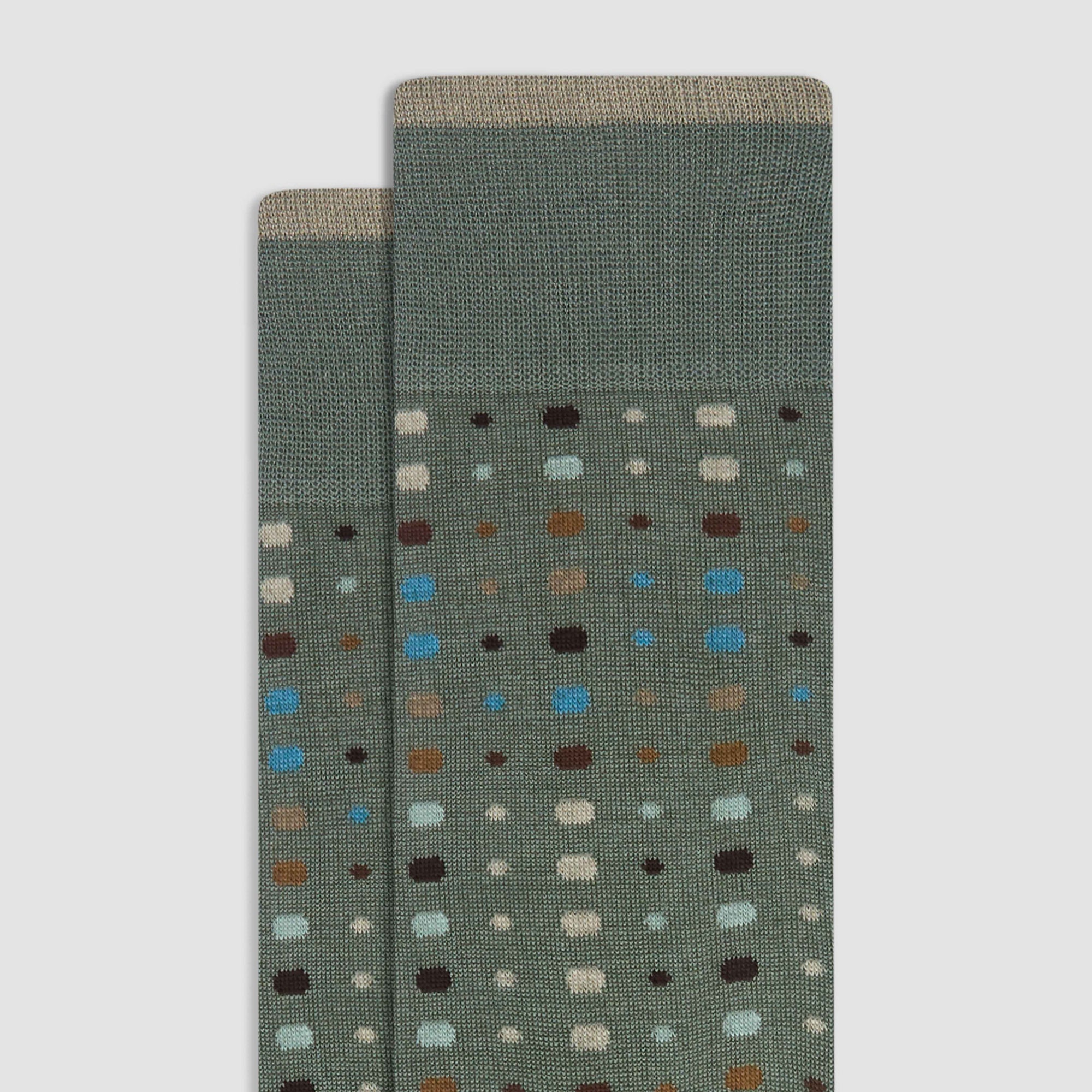 Geometric Mid-Calf Socks