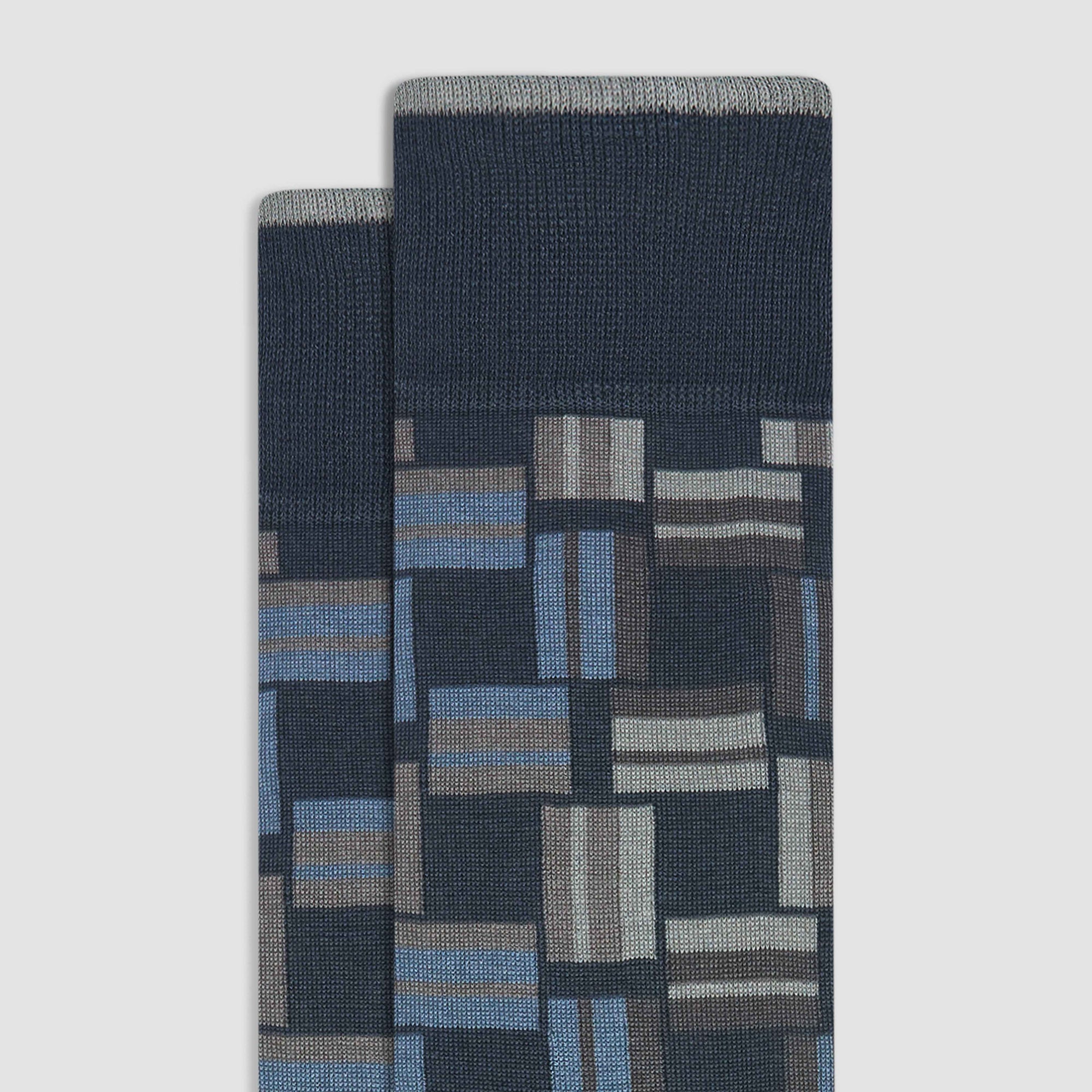 Geometric Mid-Calf Socks