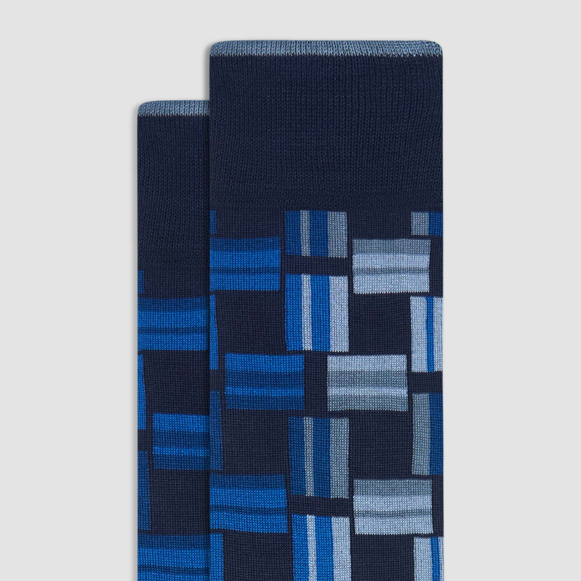 Geometric Mid-Calf Socks