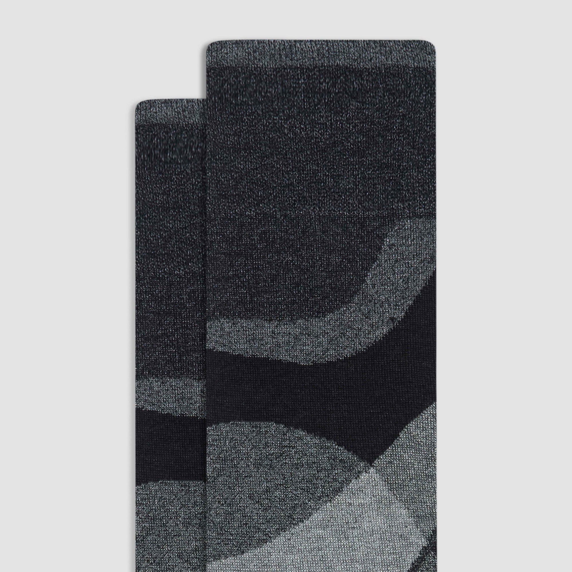 Abstract Mid-Calf Socks