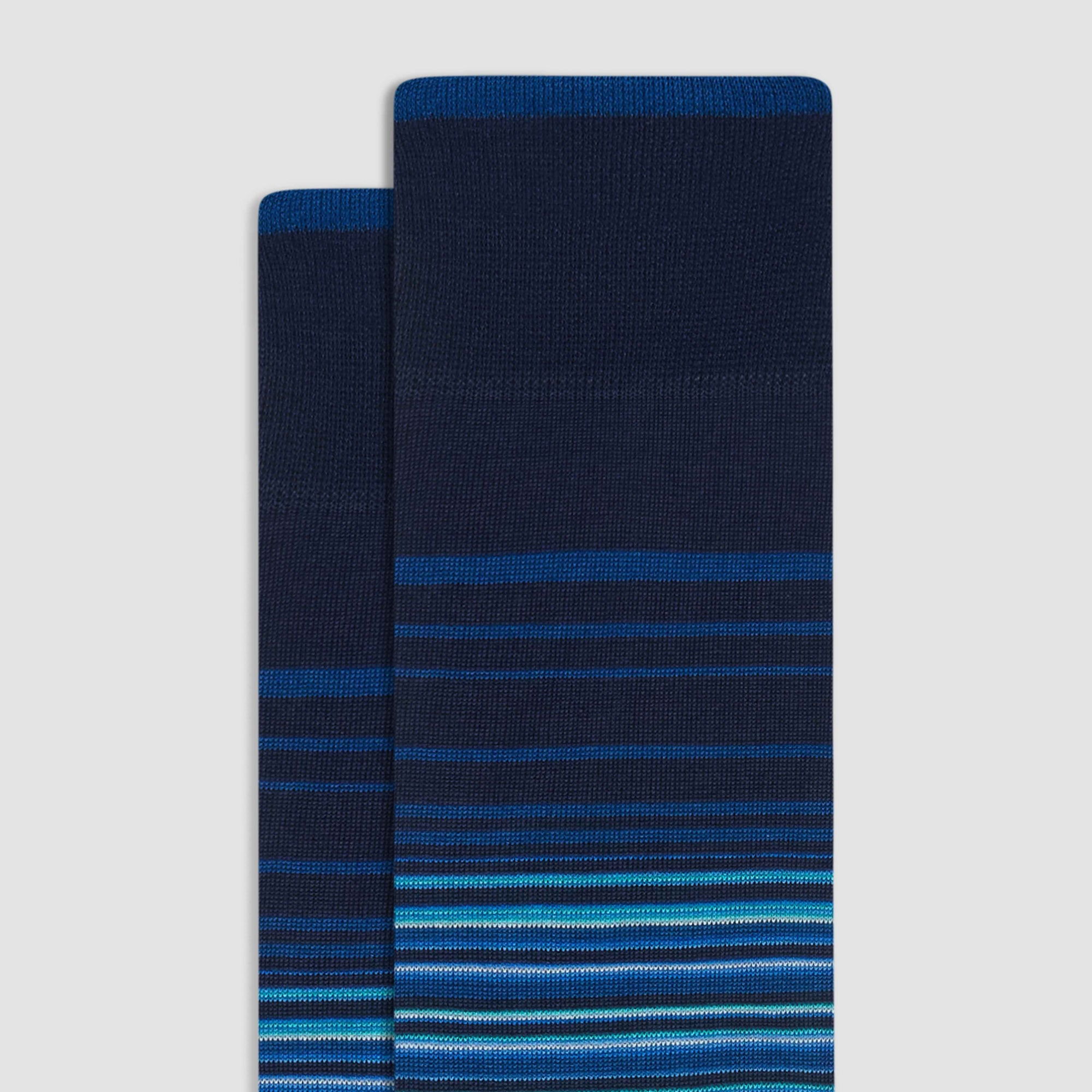 Striped Mid-Calf Socks