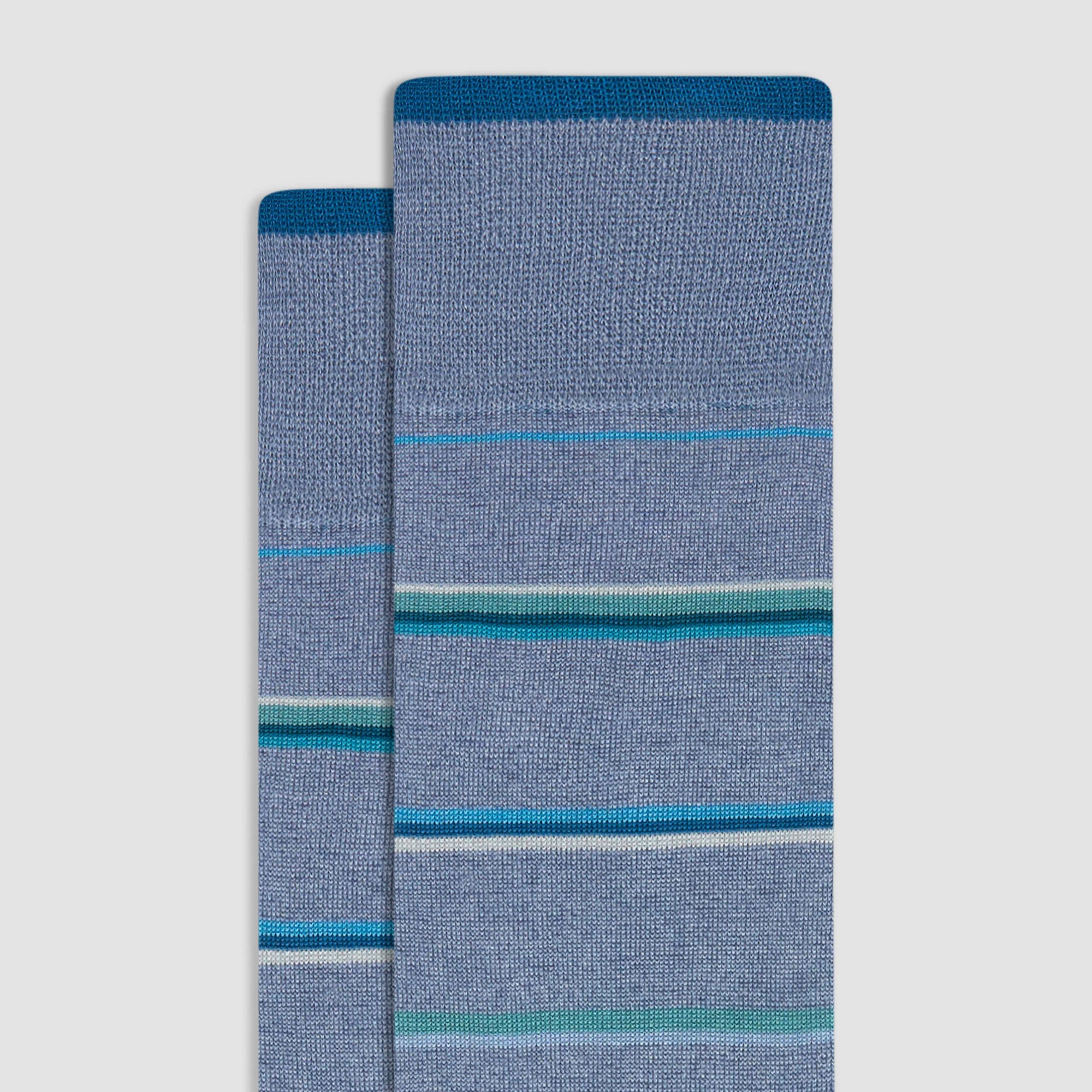 Striped Mid-Calf Socks