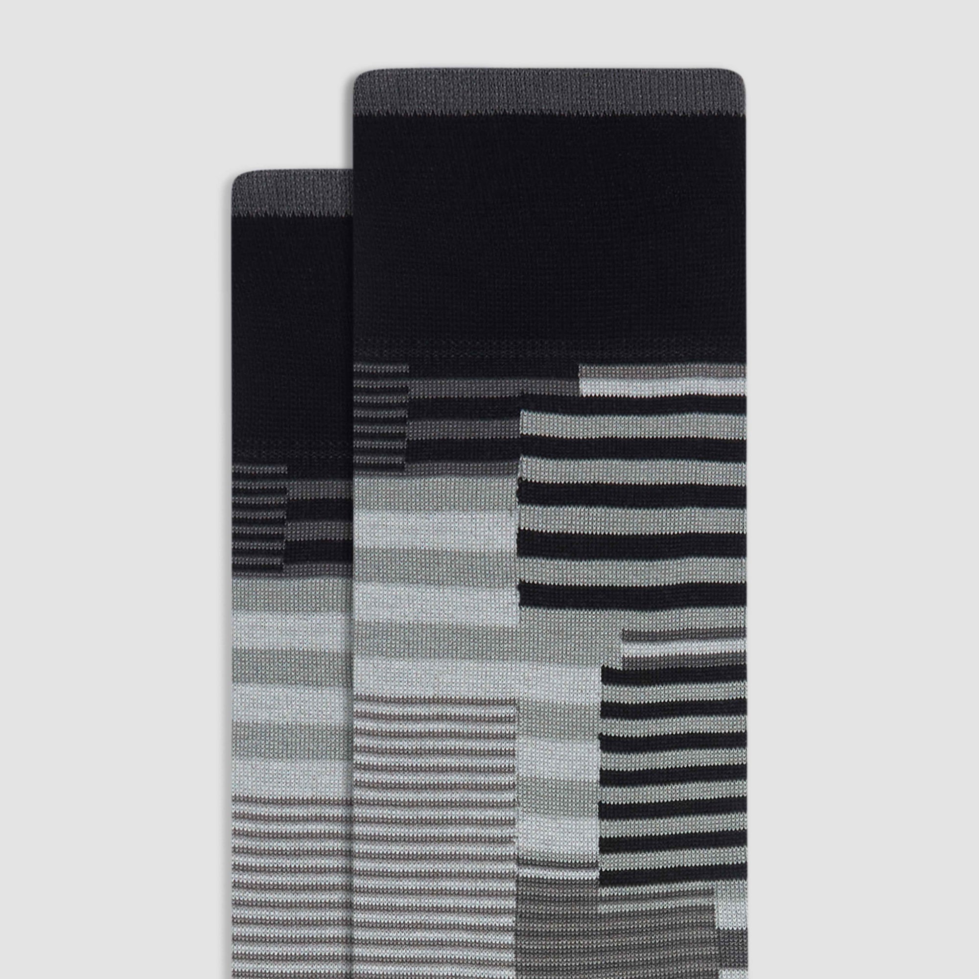 Striped Mid-Calf Socks