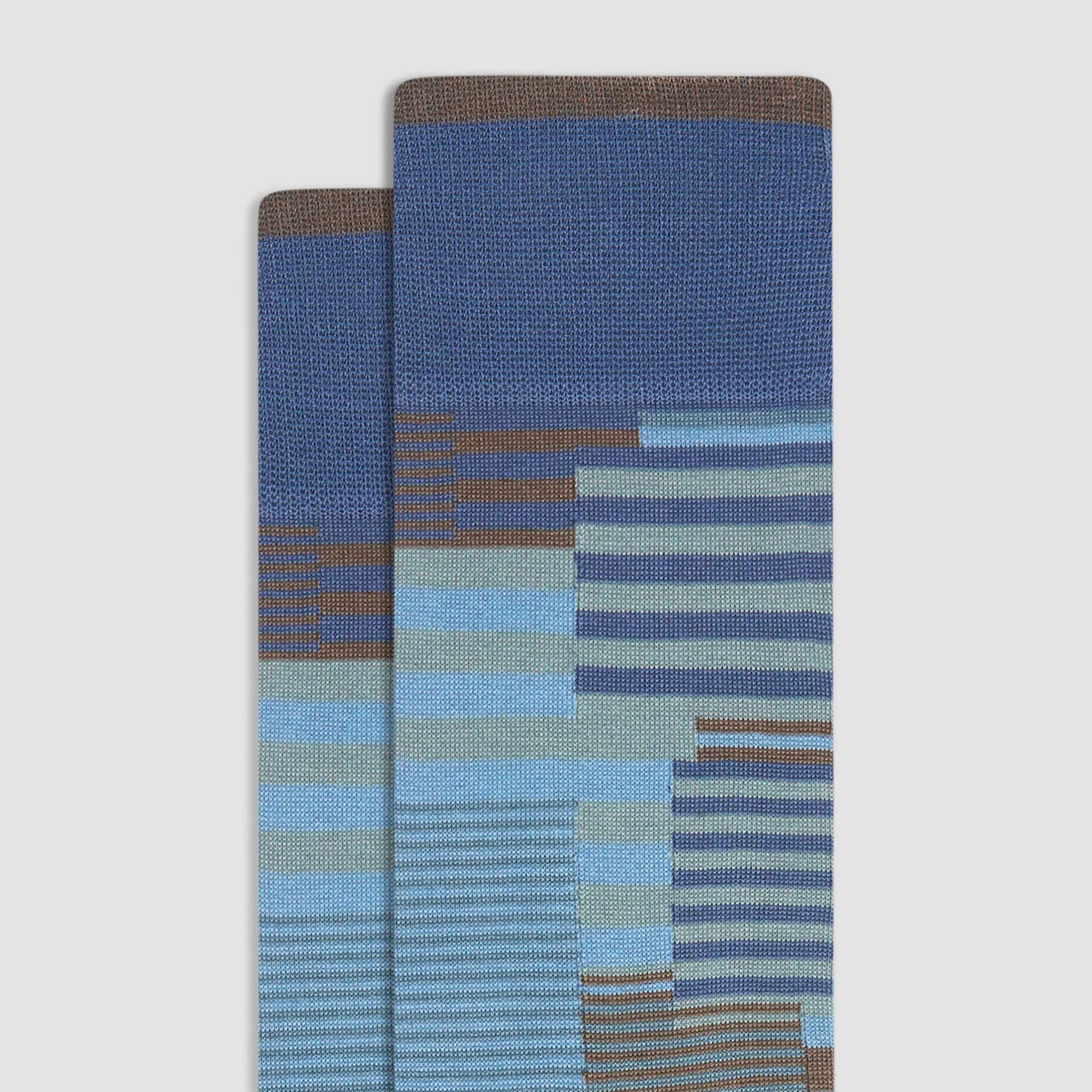 Striped Mid-Calf Socks