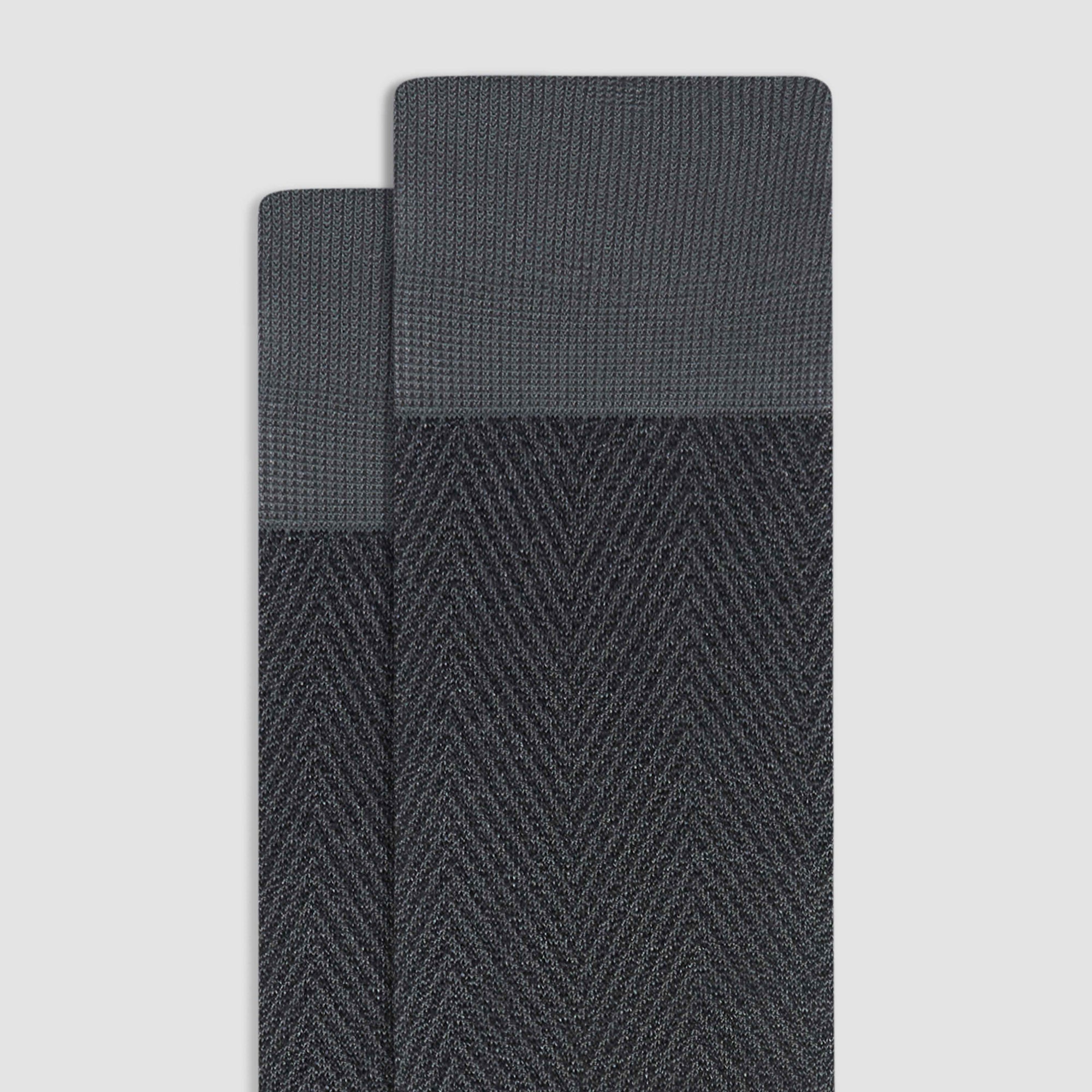 Herringbone Mid-Calf Socks