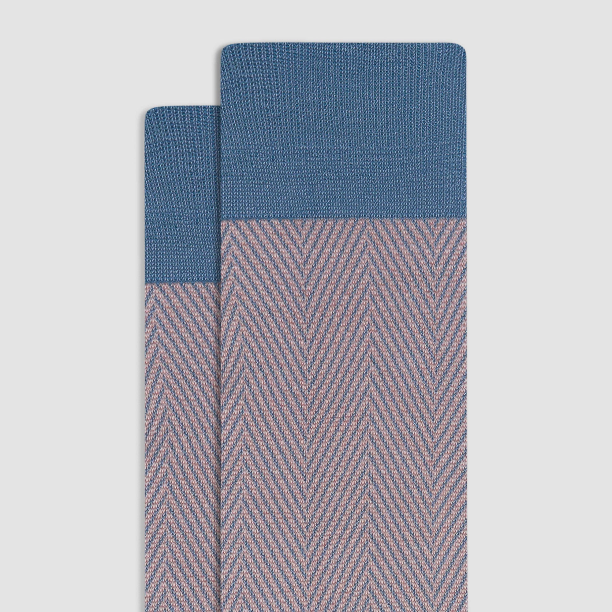 Herringbone Mid-Calf Socks