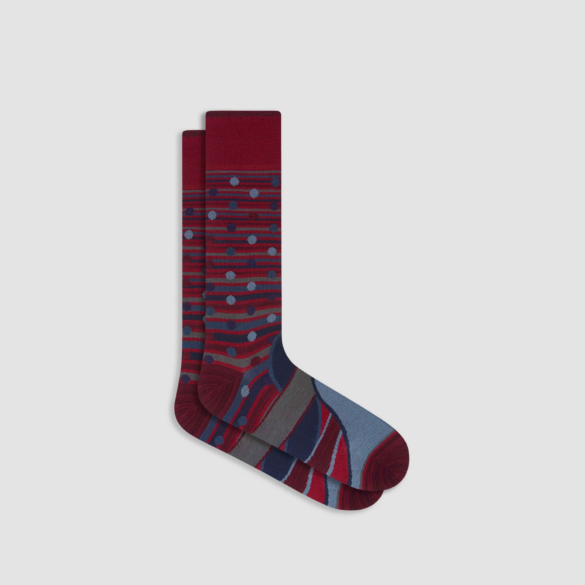 Mixed Media Mid-Calf Socks
