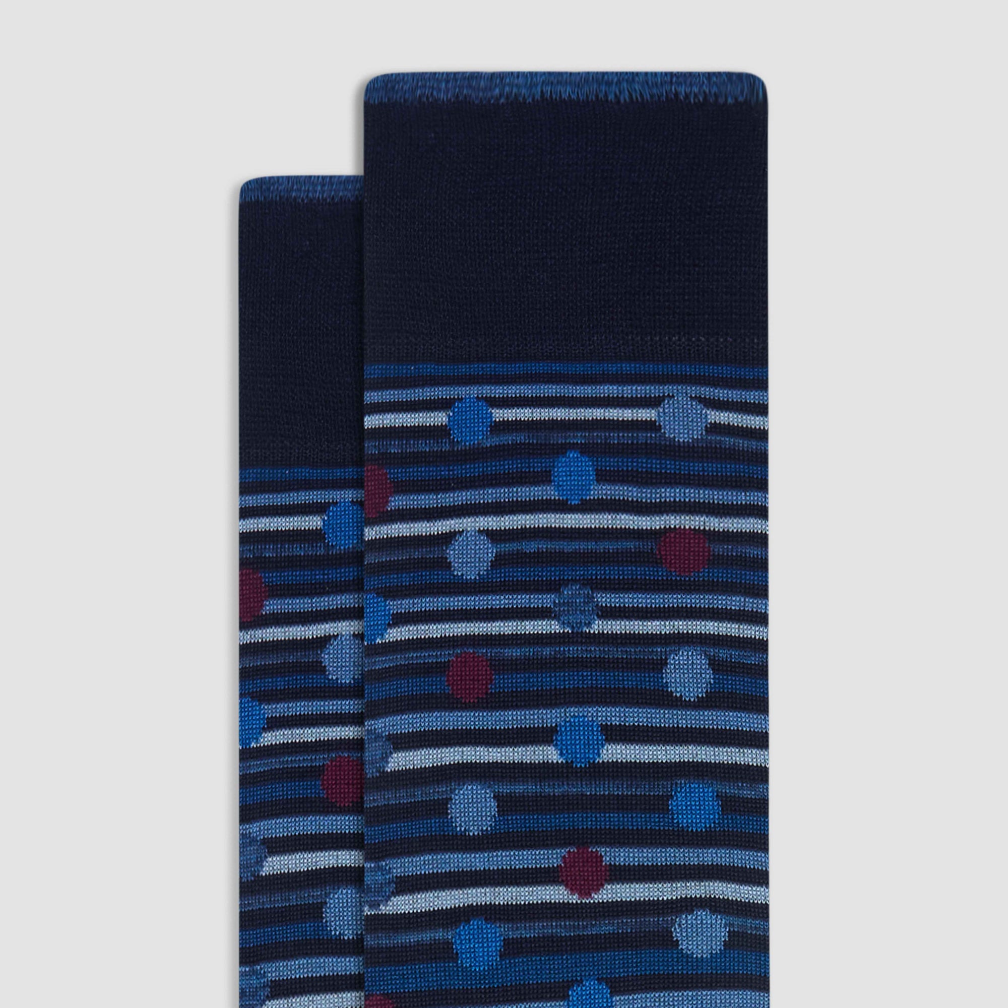 Mixed Media Mid-Calf Socks