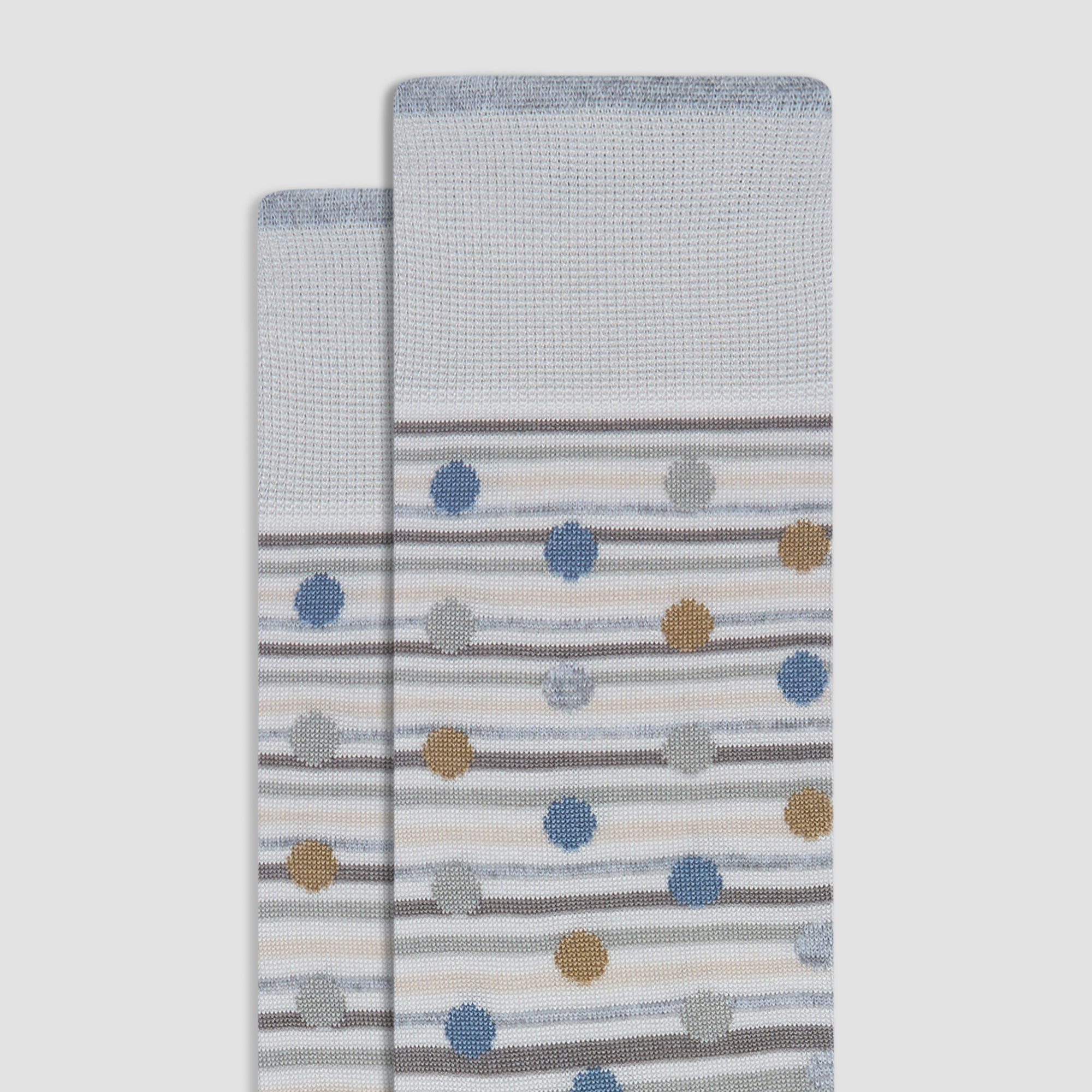 Mixed Media Mid-Calf Socks