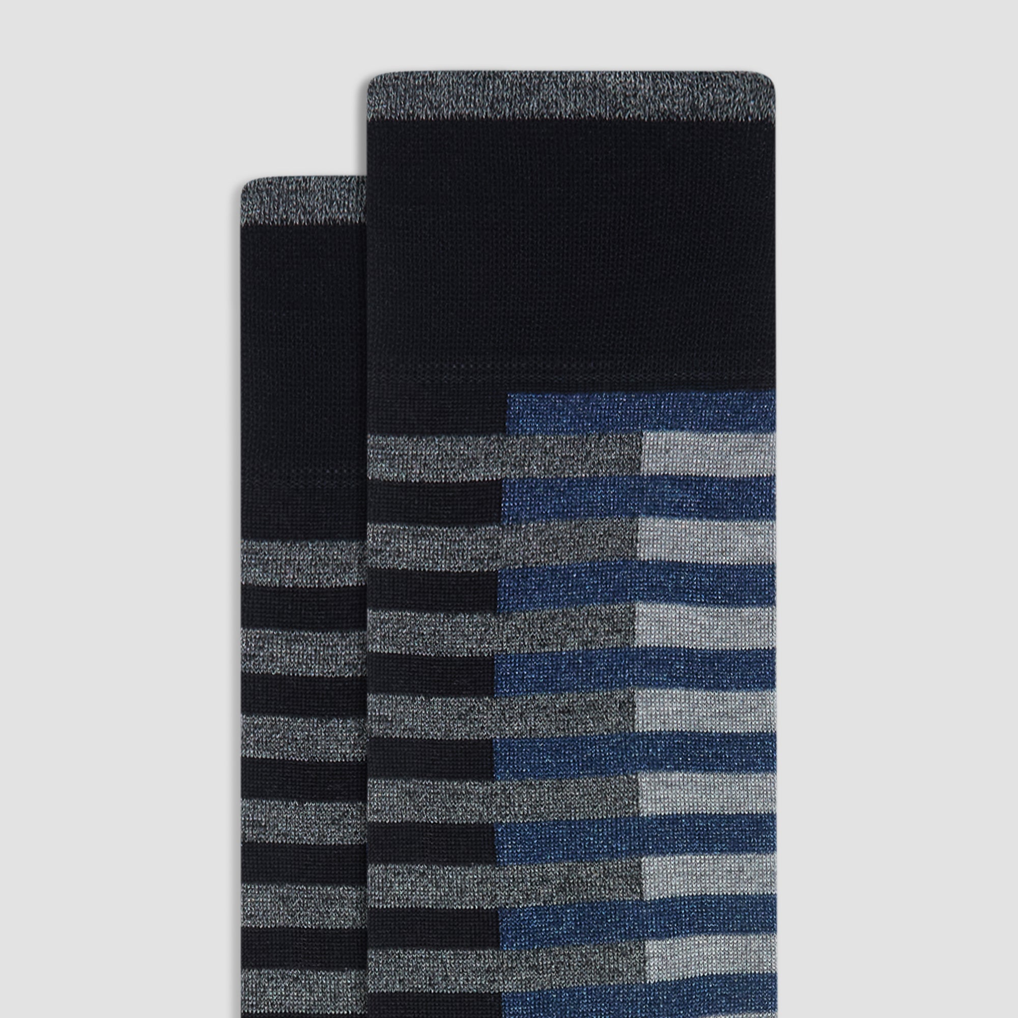 Striped Mid-Calf Socks