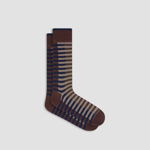 Striped Mid-Calf Socks