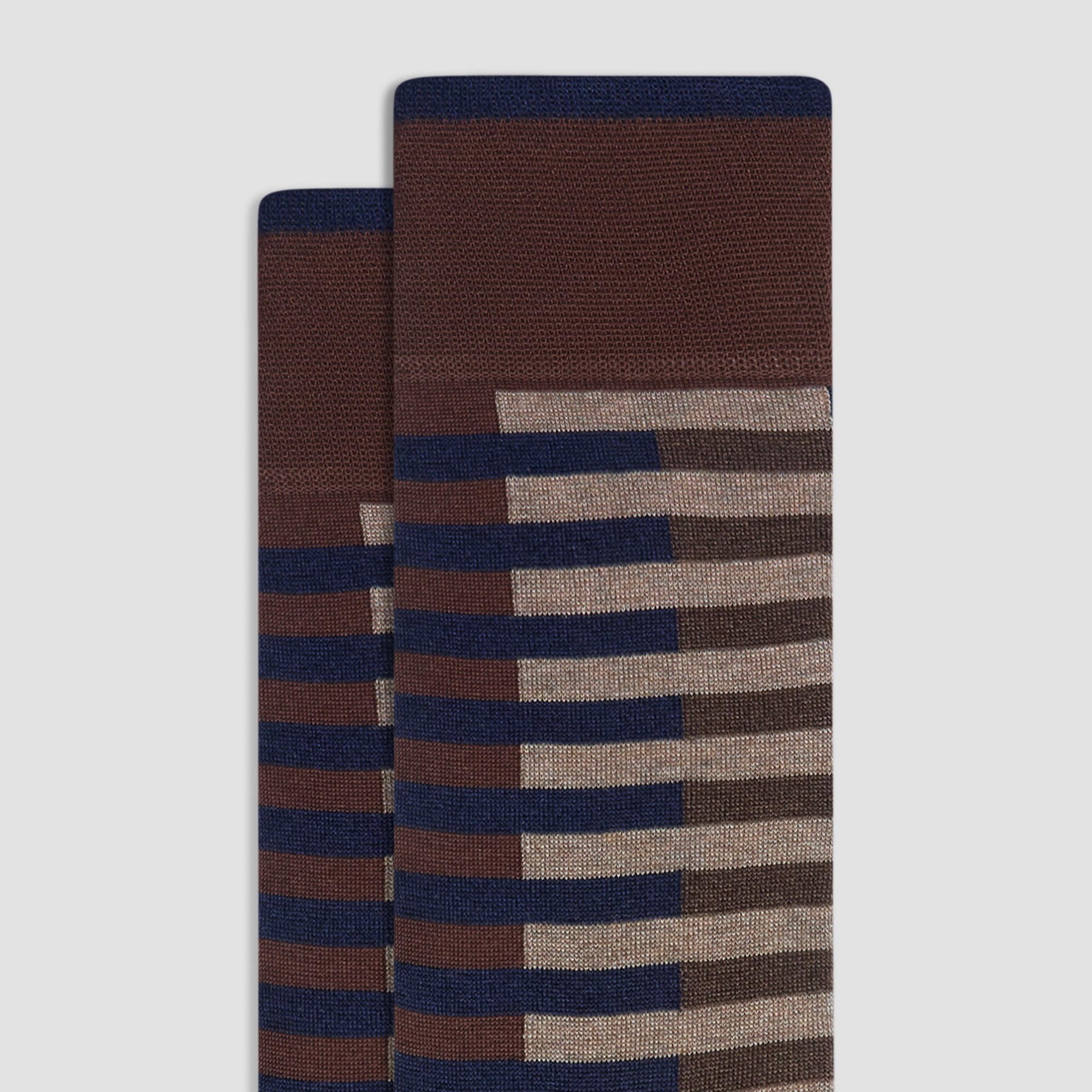 Striped Mid-Calf Socks