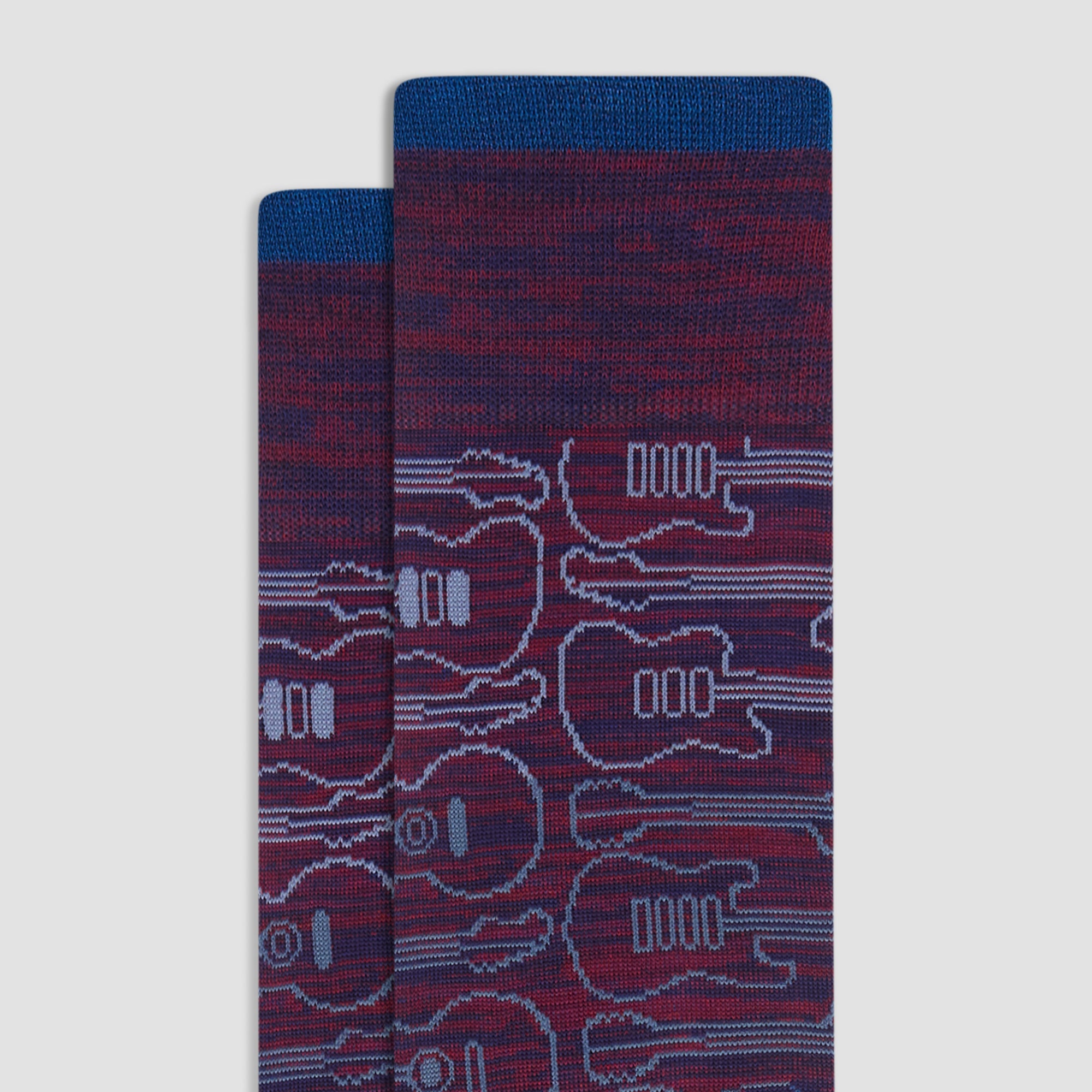 Guitar Mid-Calf Socks