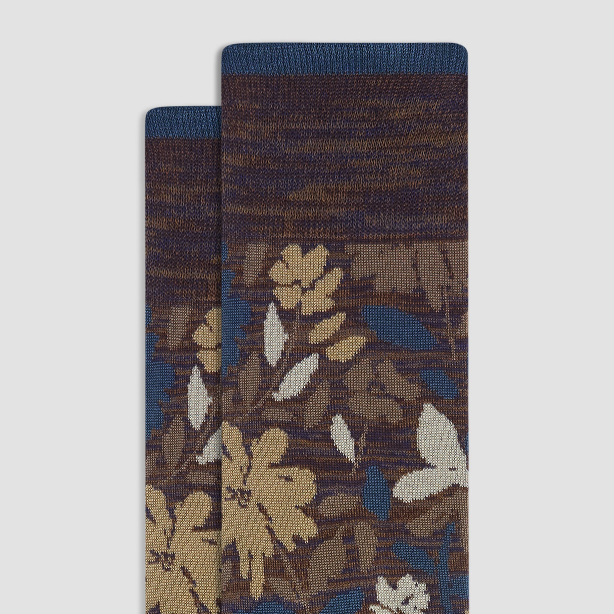 Floral Mid-Calf Socks