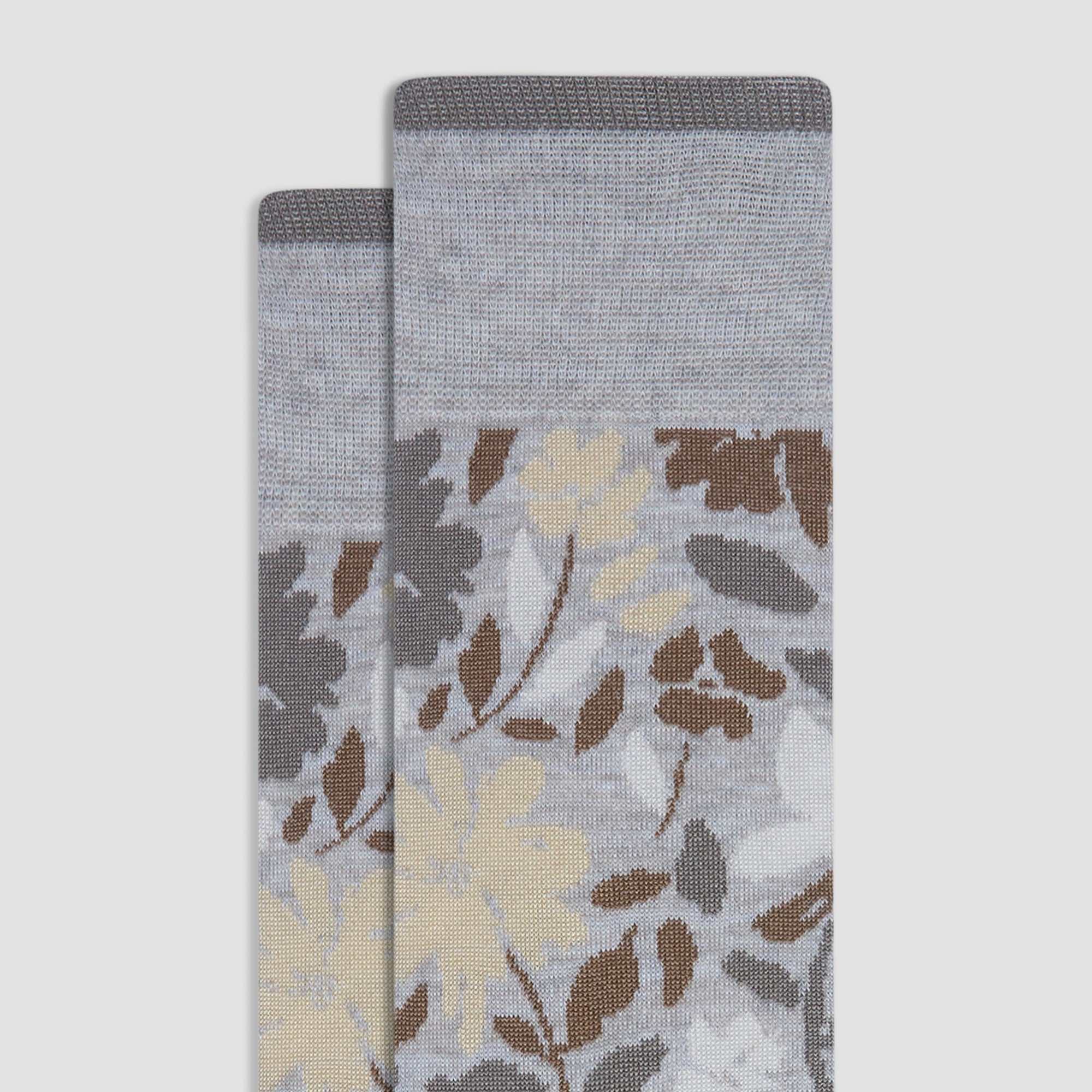 Floral Mid-Calf Socks