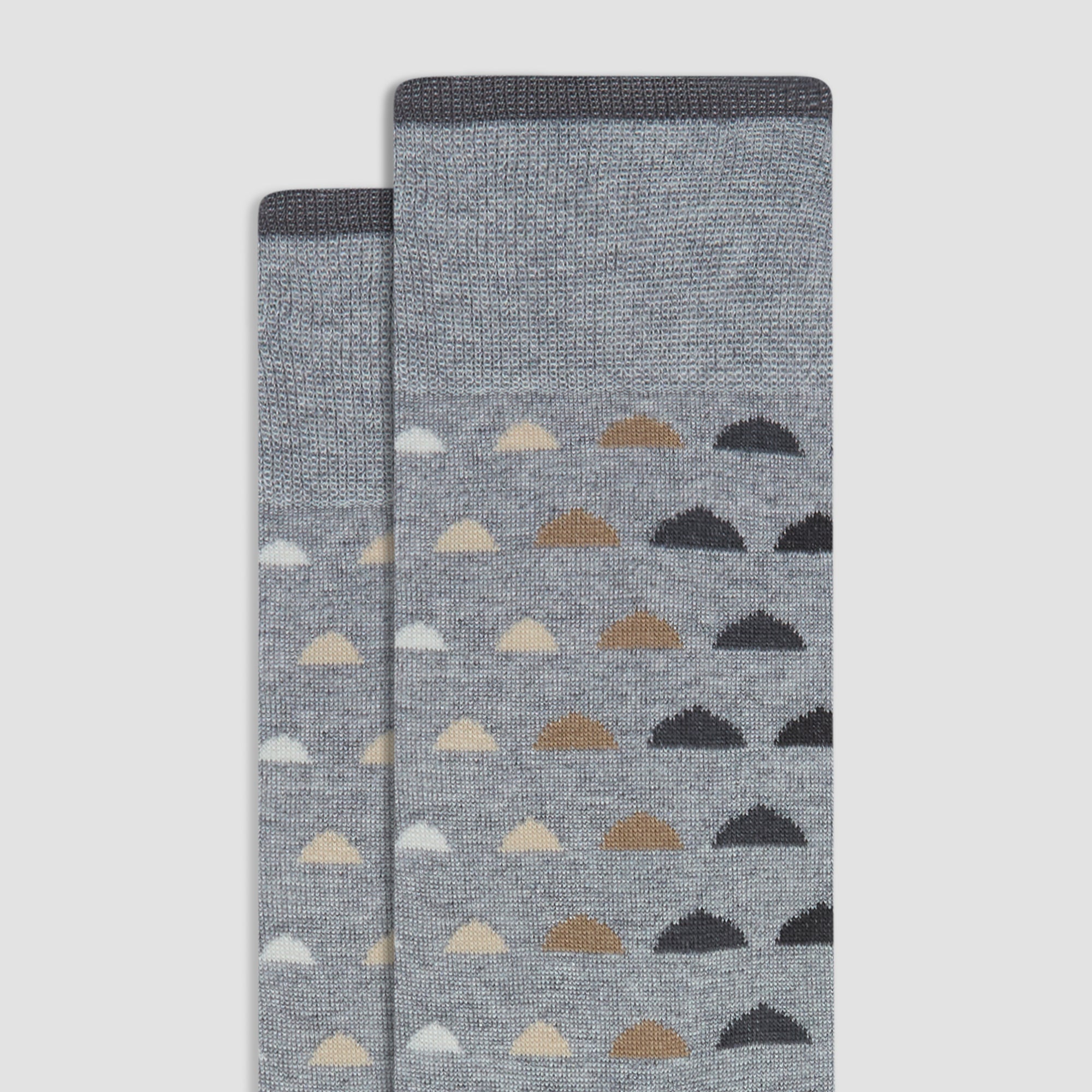 Geometric Mid-Calf Socks