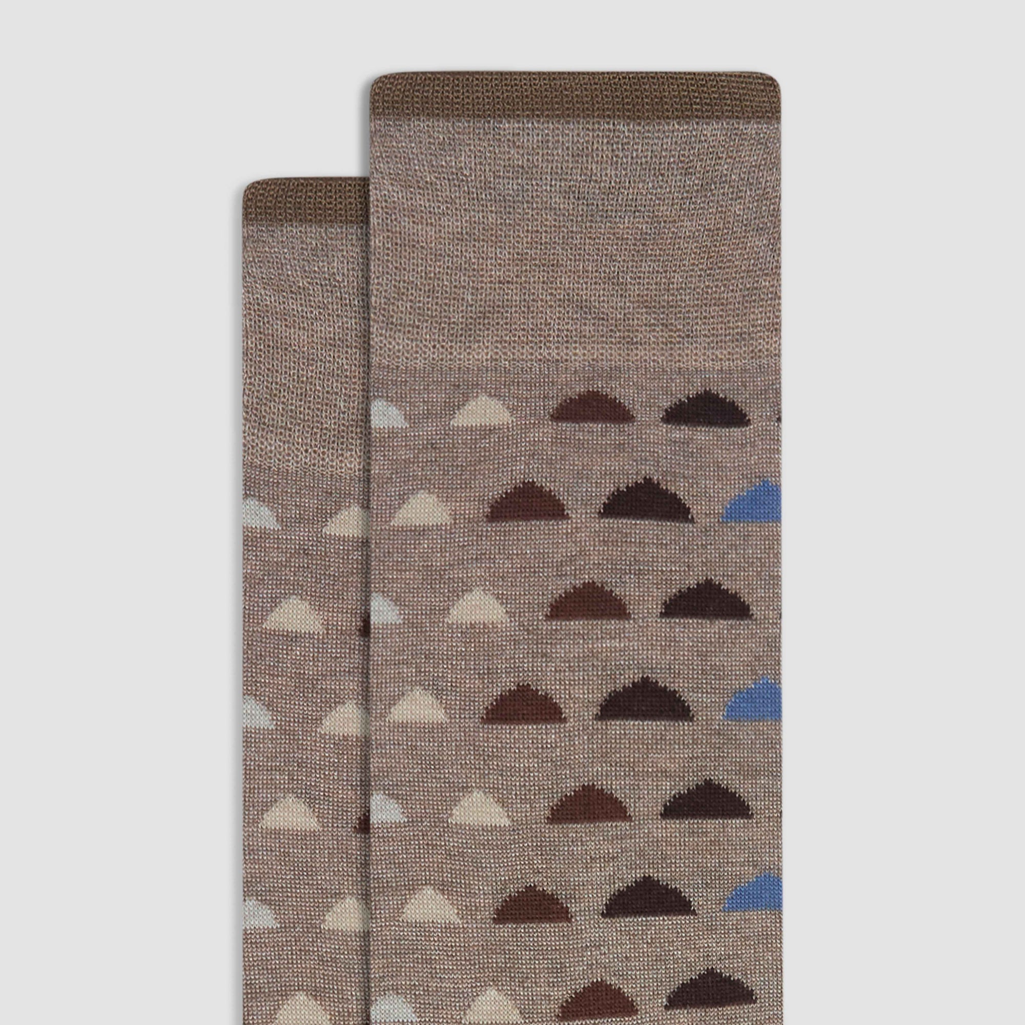 Geometric Mid-Calf Socks