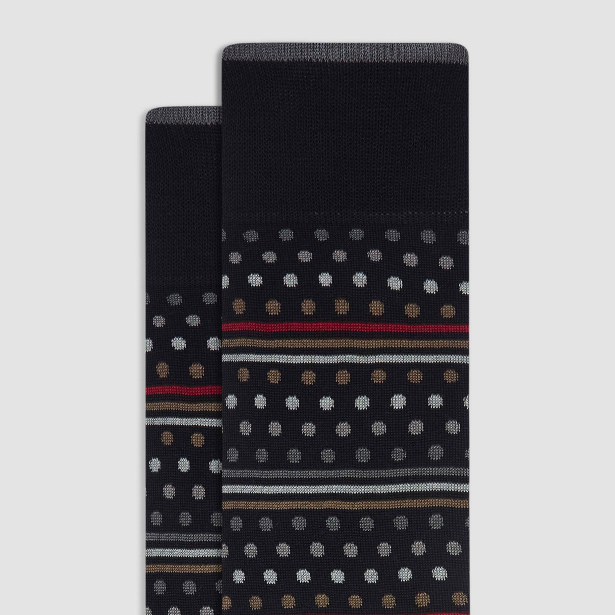 Mixed Media Mid-Calf Socks