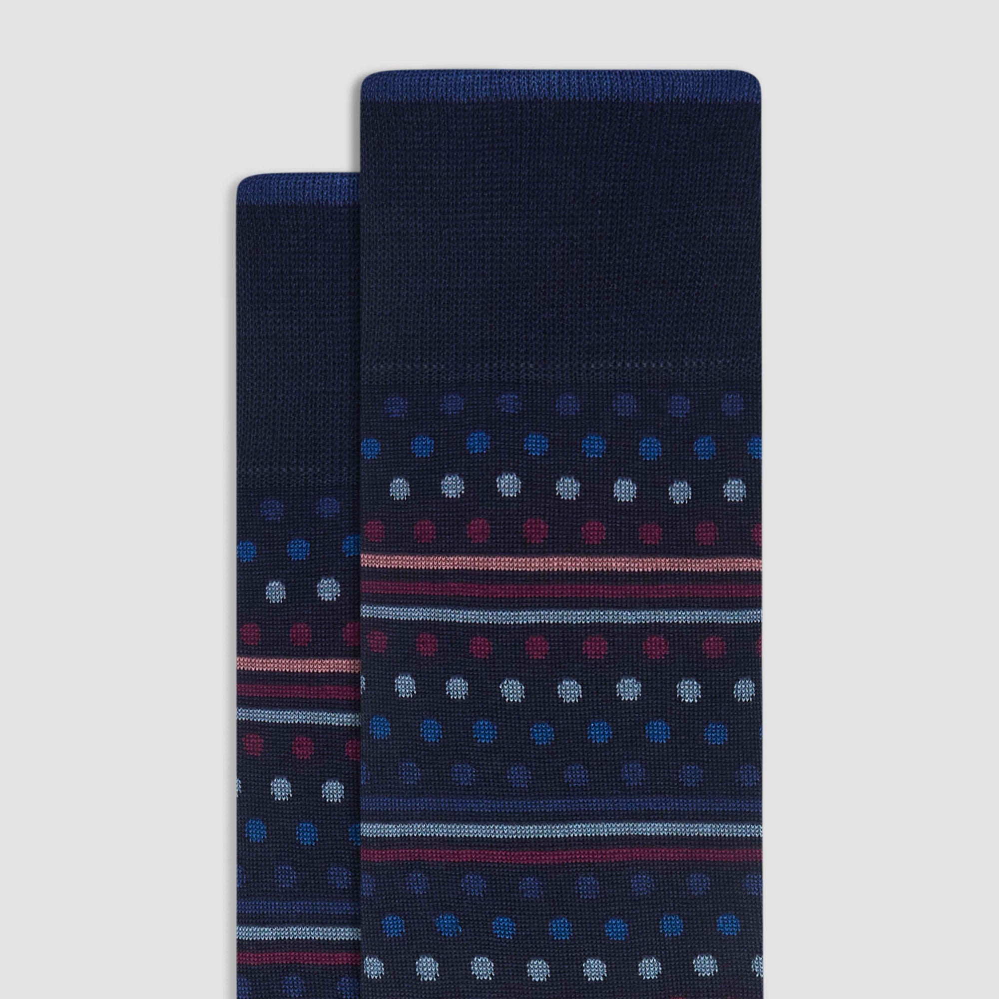 Mixed Media Mid-Calf Socks