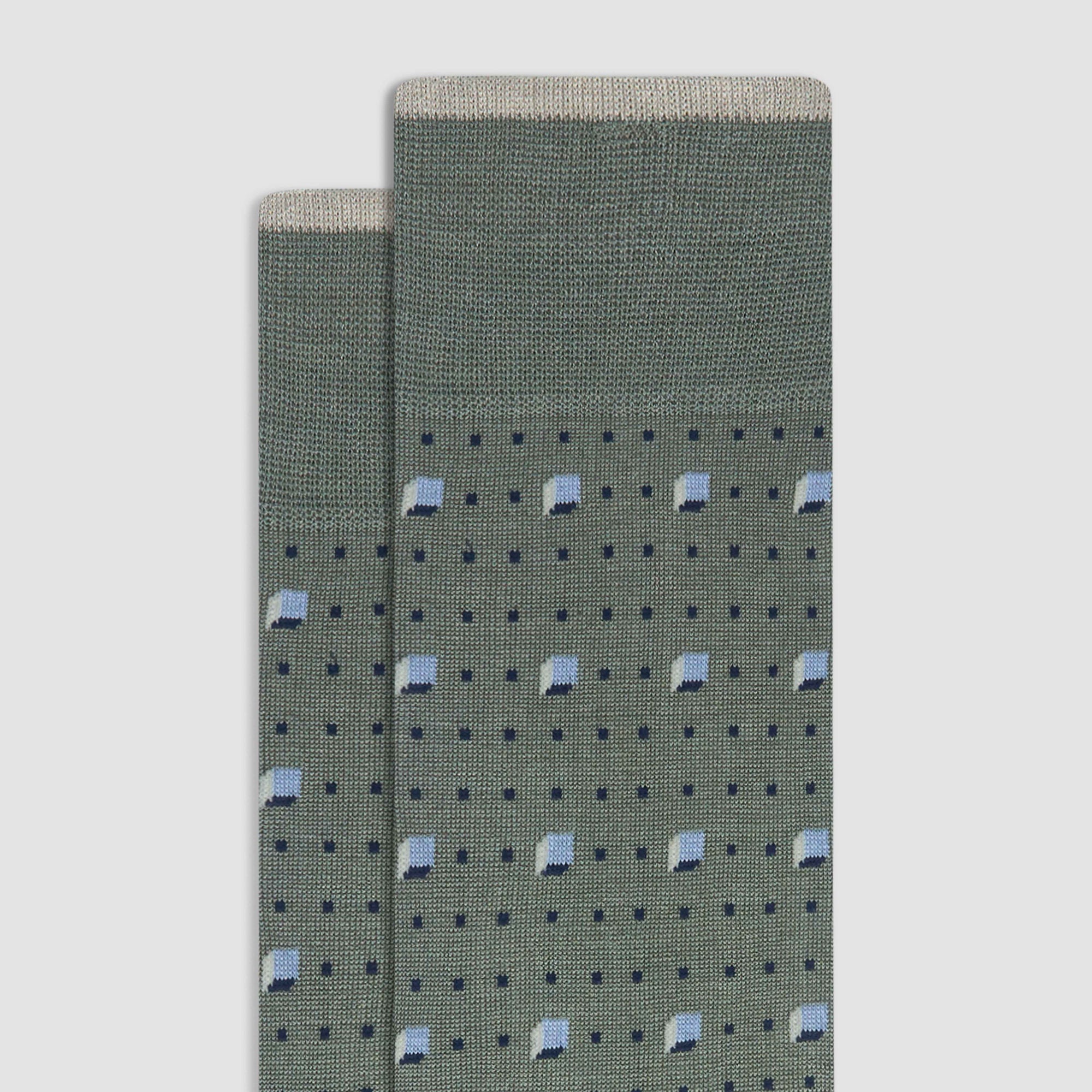 Geometric Mid-Calf Socks