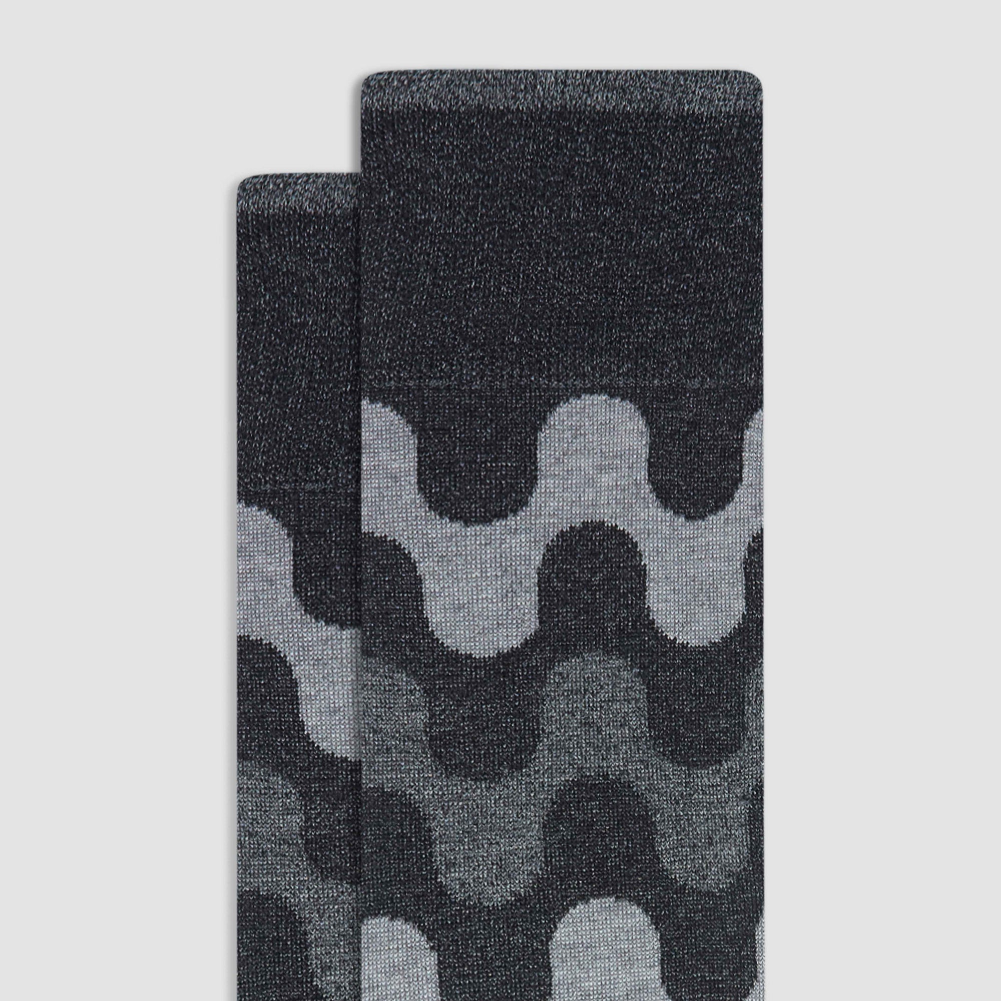 Retro Wave Mid-Calf Socks