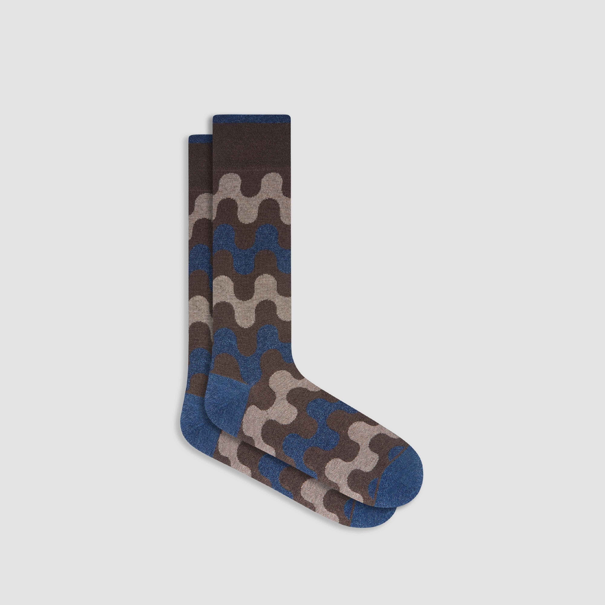 Retro Wave Mid-Calf Socks