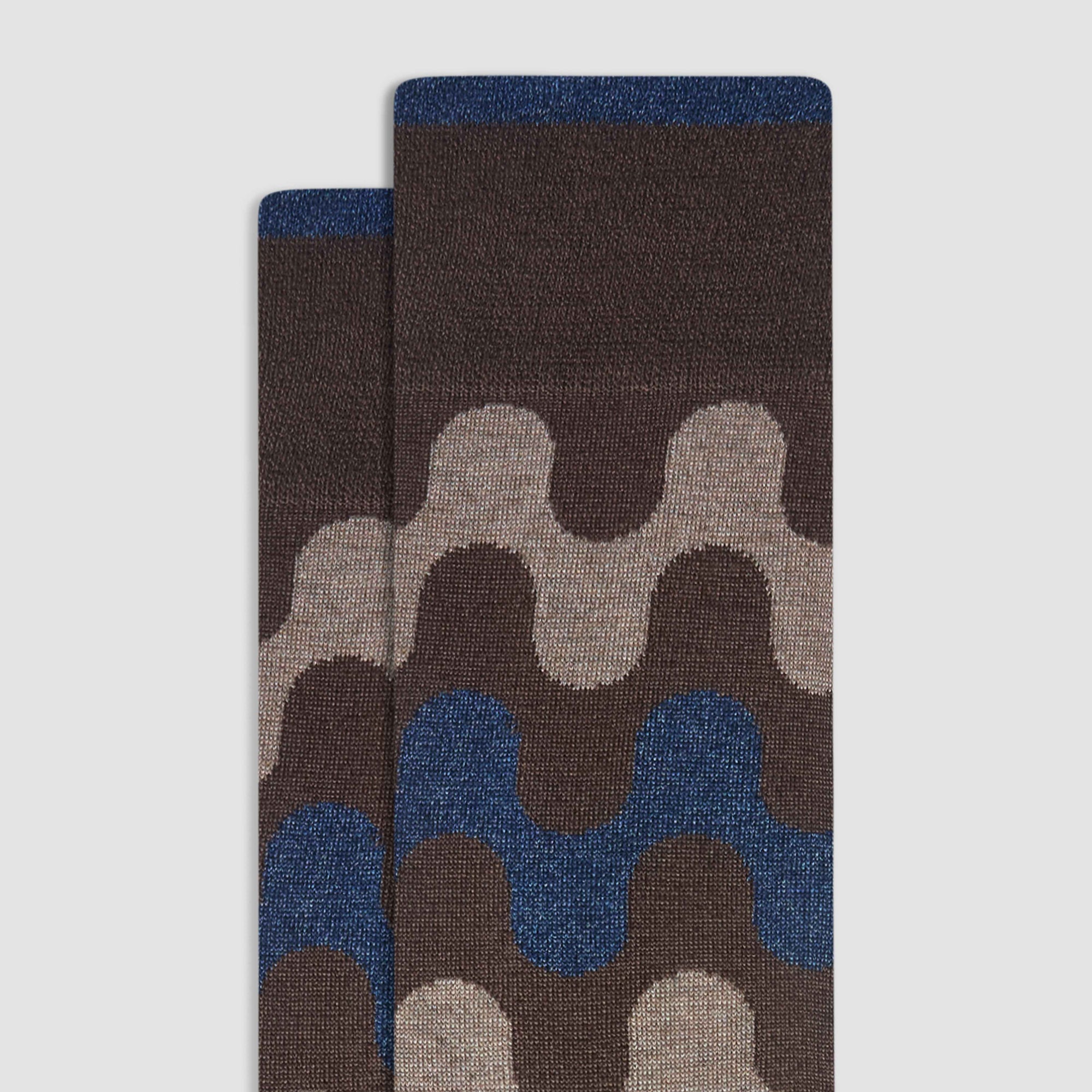 Retro Wave Mid-Calf Socks