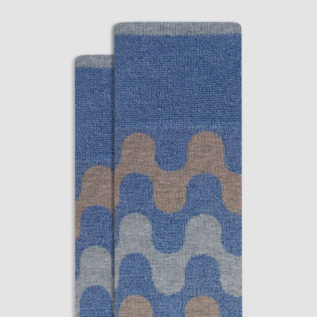 Retro Wave Mid-Calf Socks