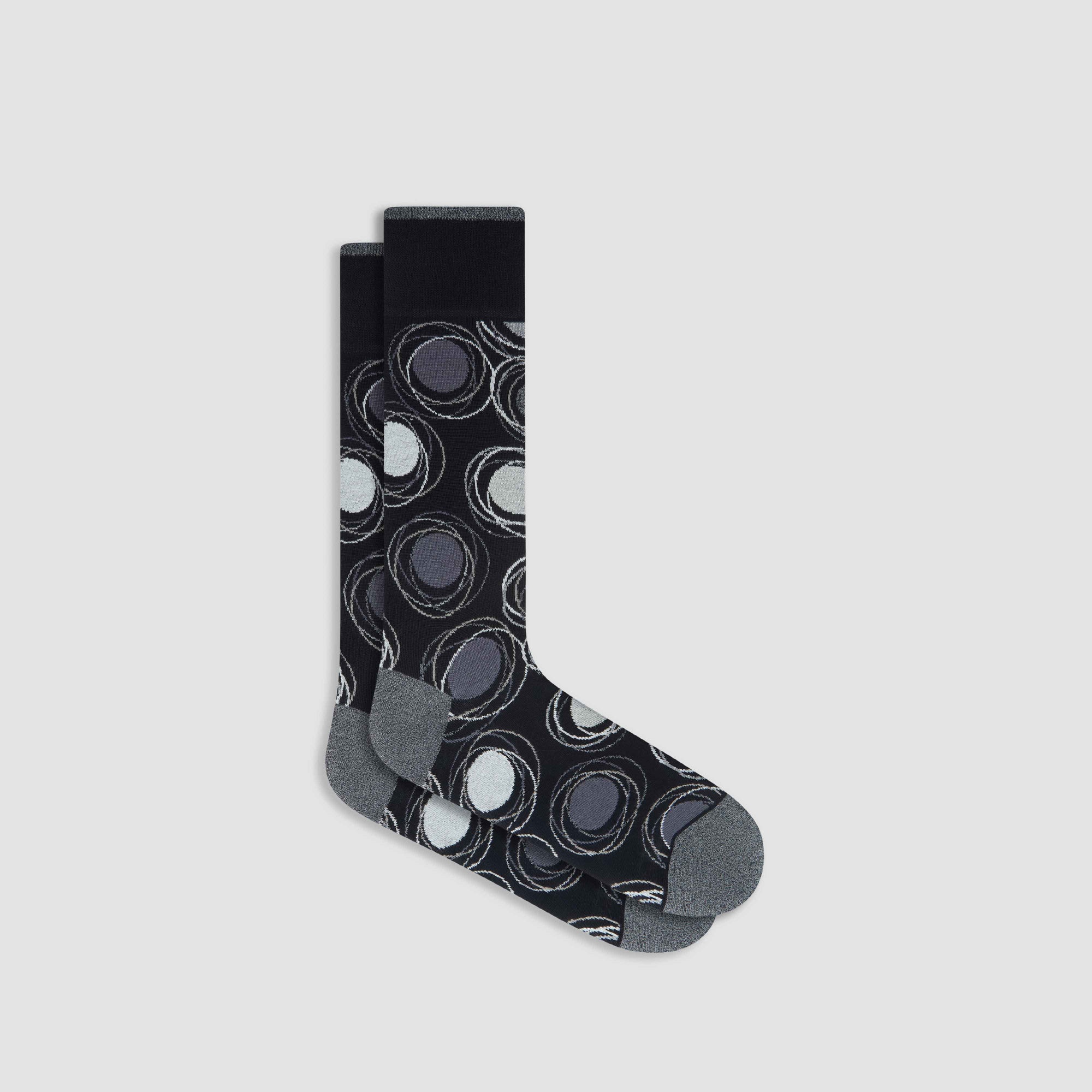 Abstract Circles Mid-Calf Socks