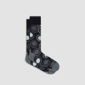 Abstract Circles Mid-Calf Socks