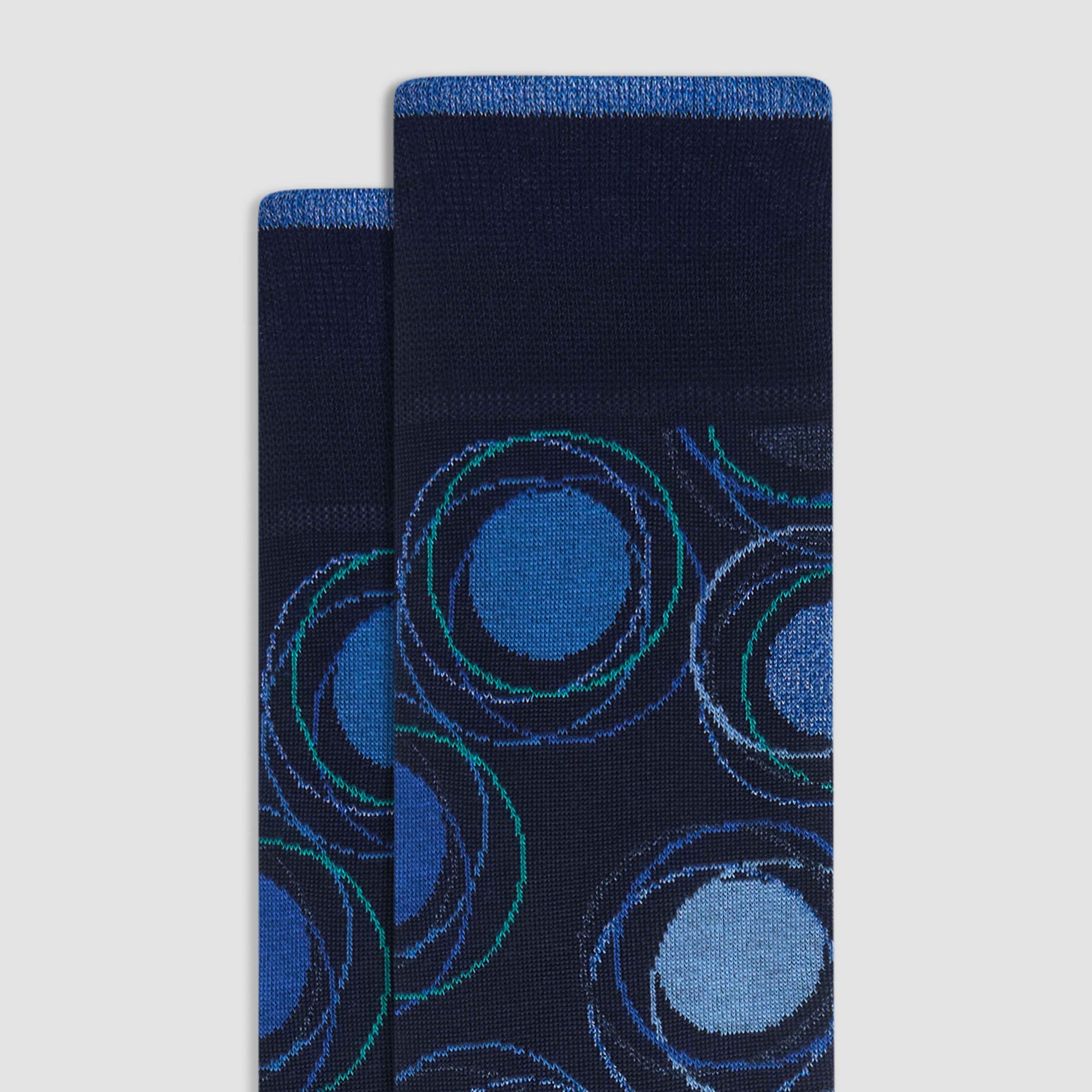 Abstract Circles Mid-Calf Socks