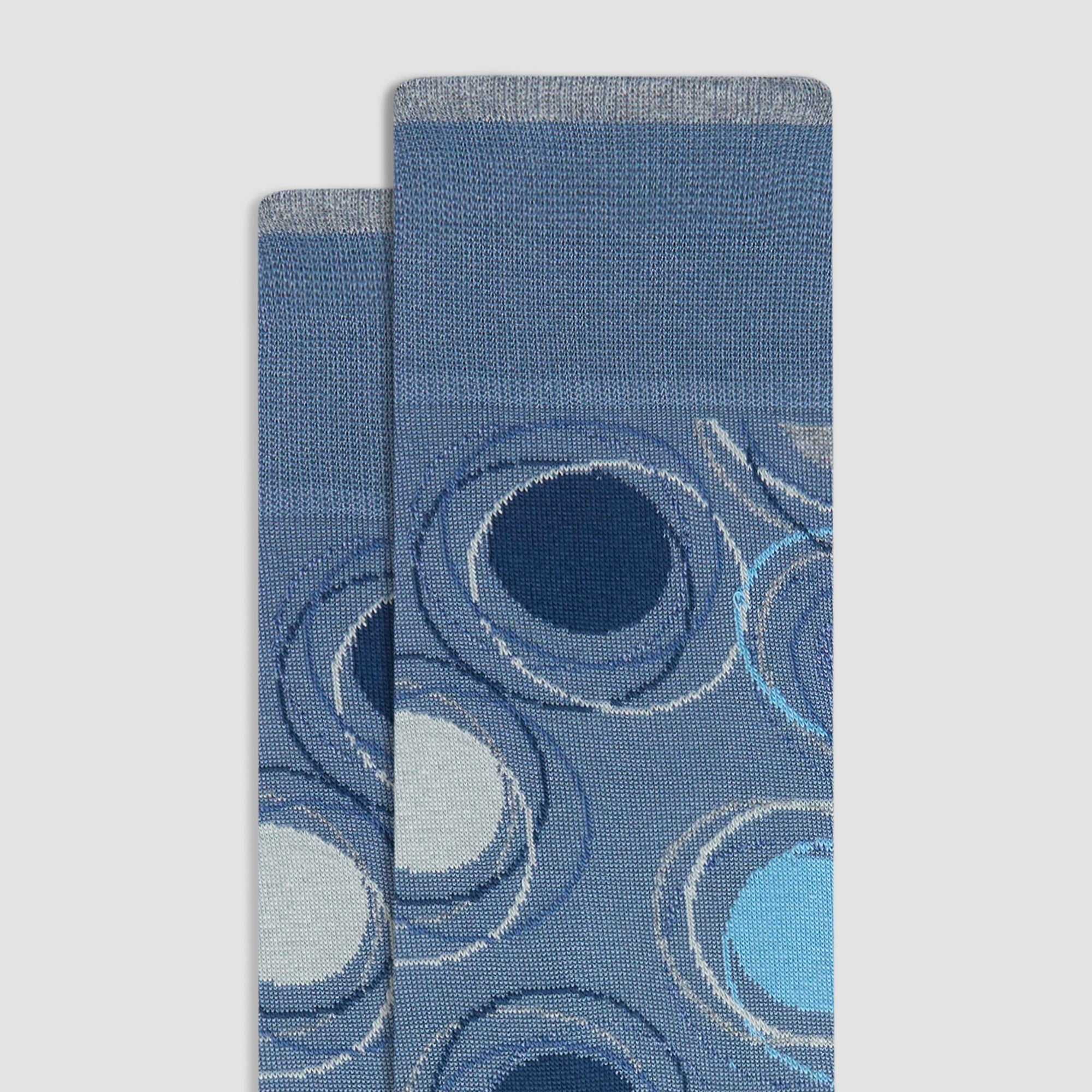 Abstract Circles Mid-Calf Socks