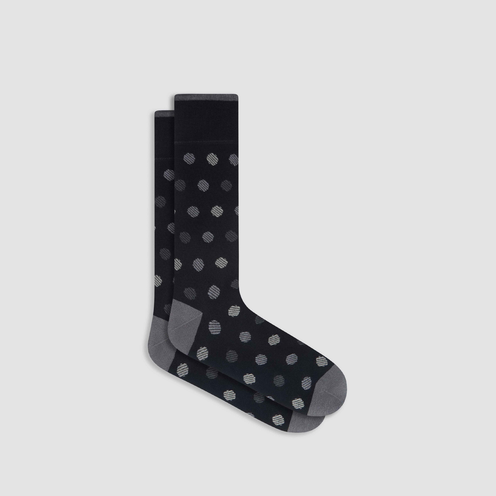 Striped Dots Mid-Calf Socks