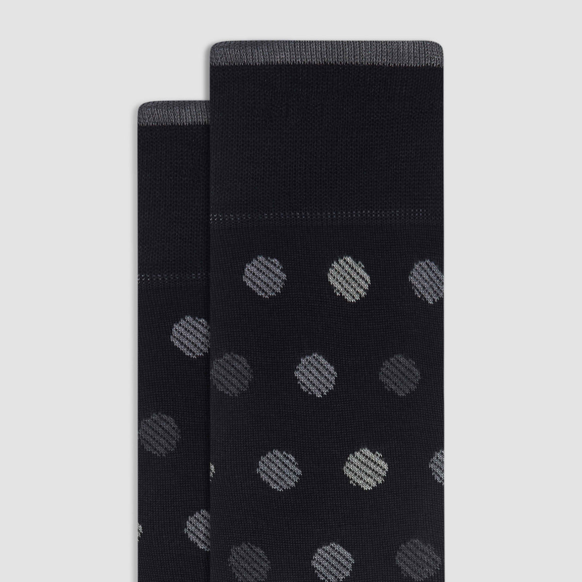 Striped Dots Mid-Calf Socks