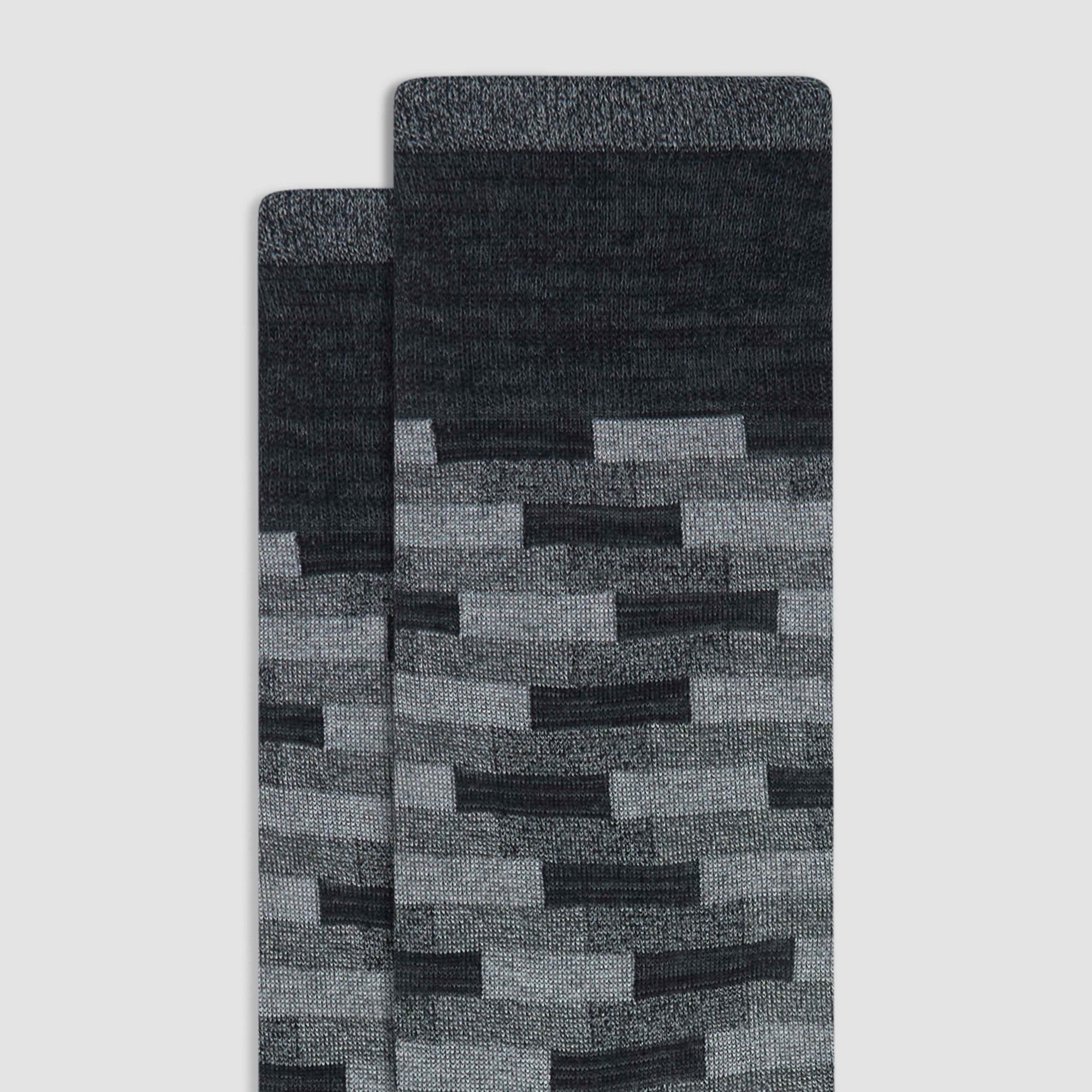Stair-Step Mid-Calf Socks