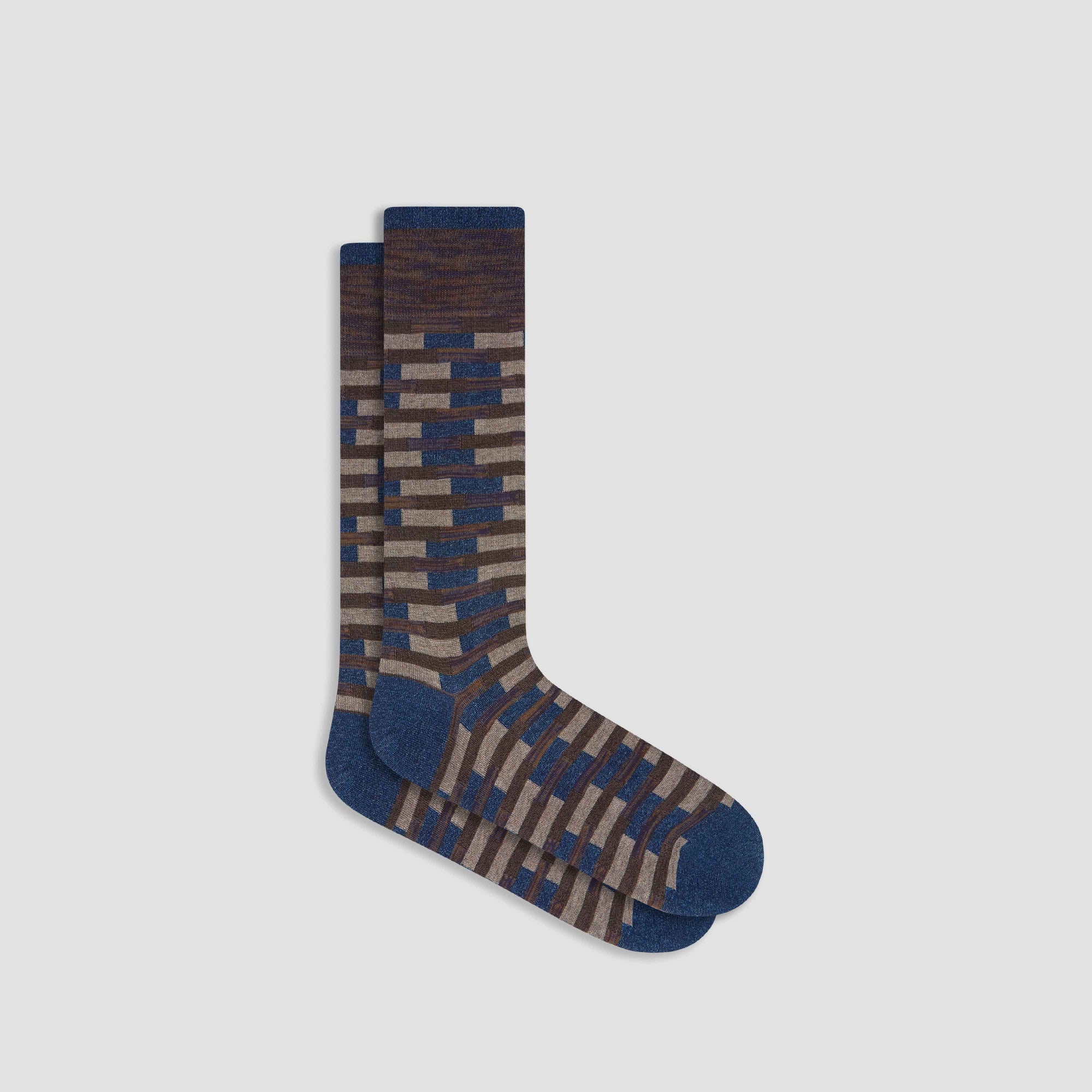 Stair-Step Mid-Calf Socks