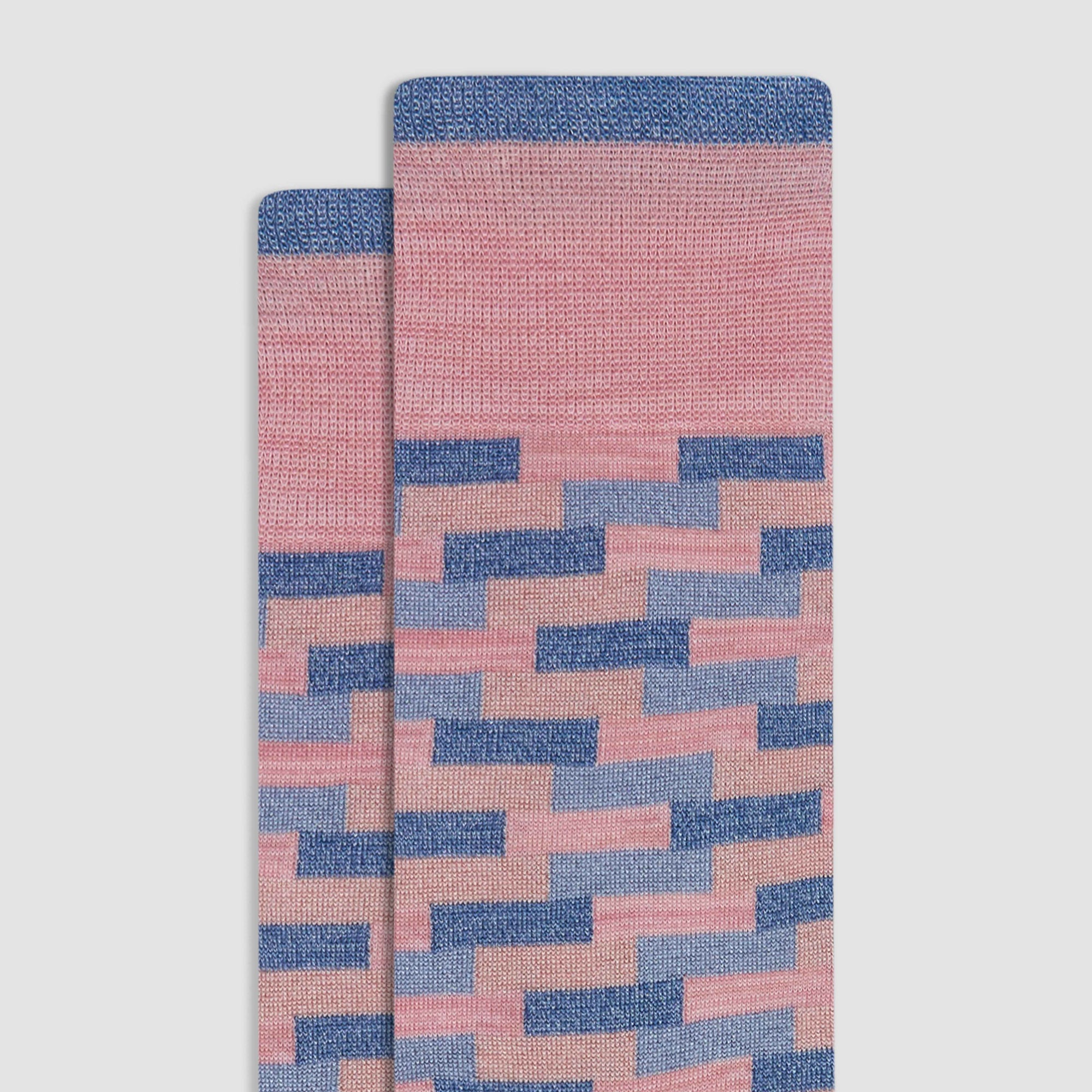 Stair-Step Mid-Calf Socks