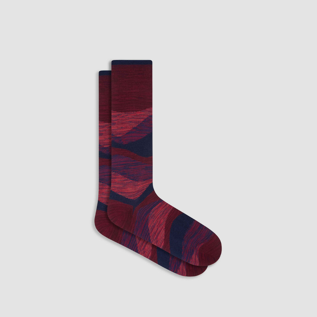Abstract Wave Mid-Calf Socks