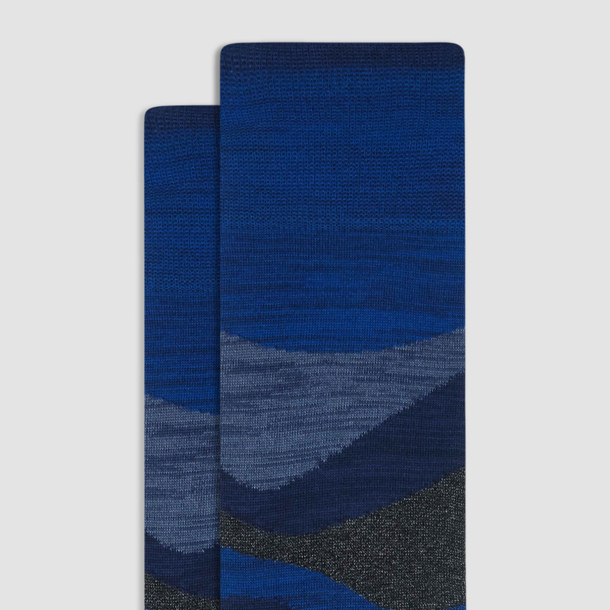 Abstract Wave Mid-Calf Socks