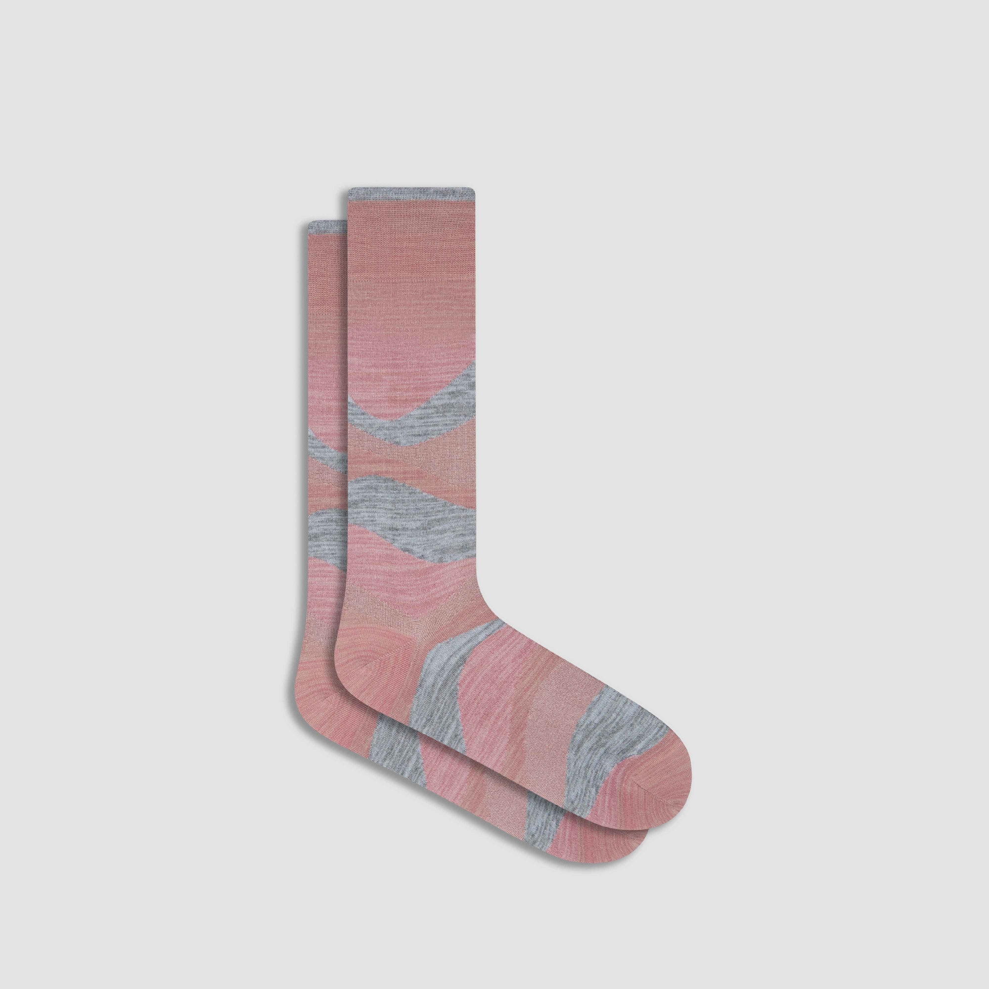 Abstract Wave Mid-Calf Socks