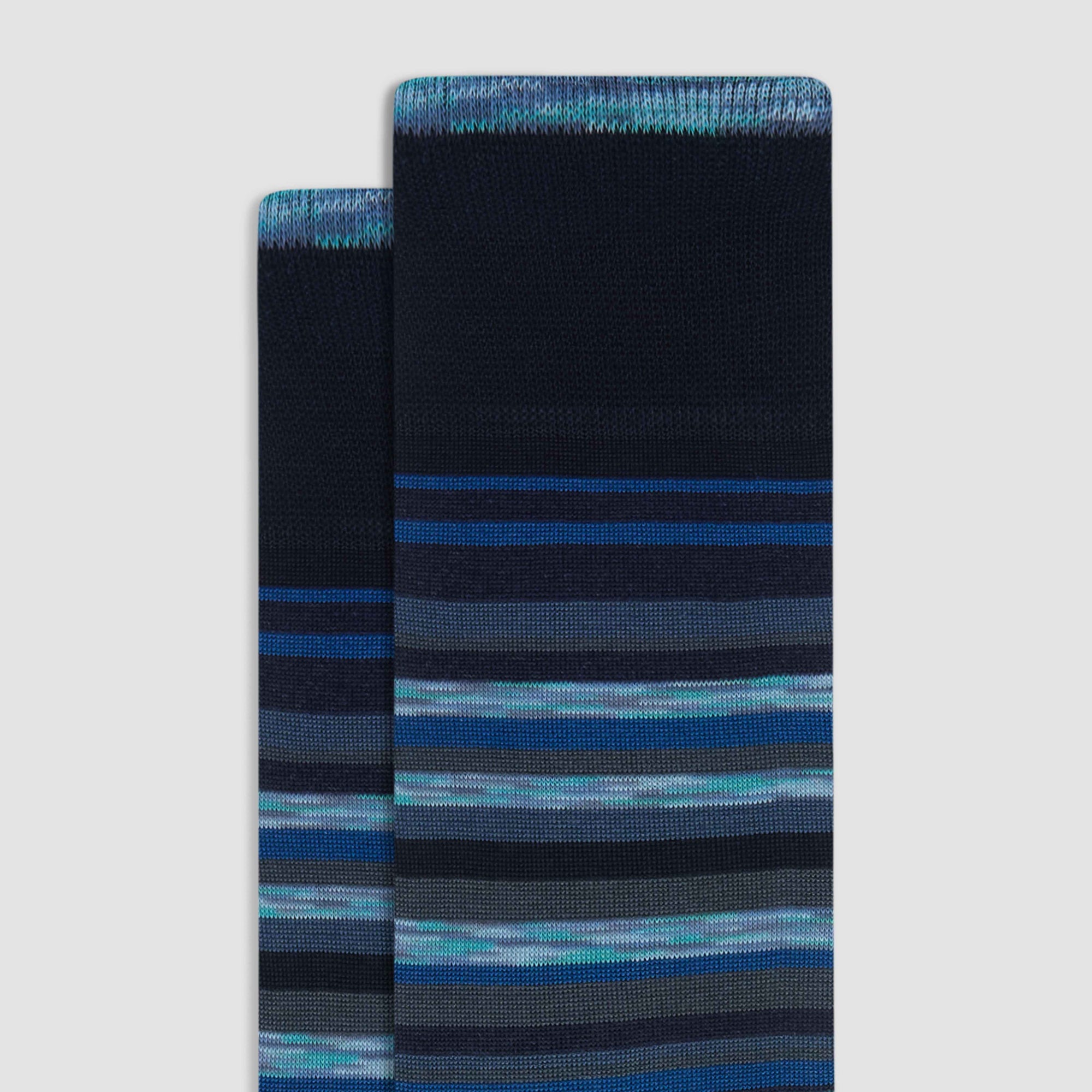 Striped Mid-Calf Socks