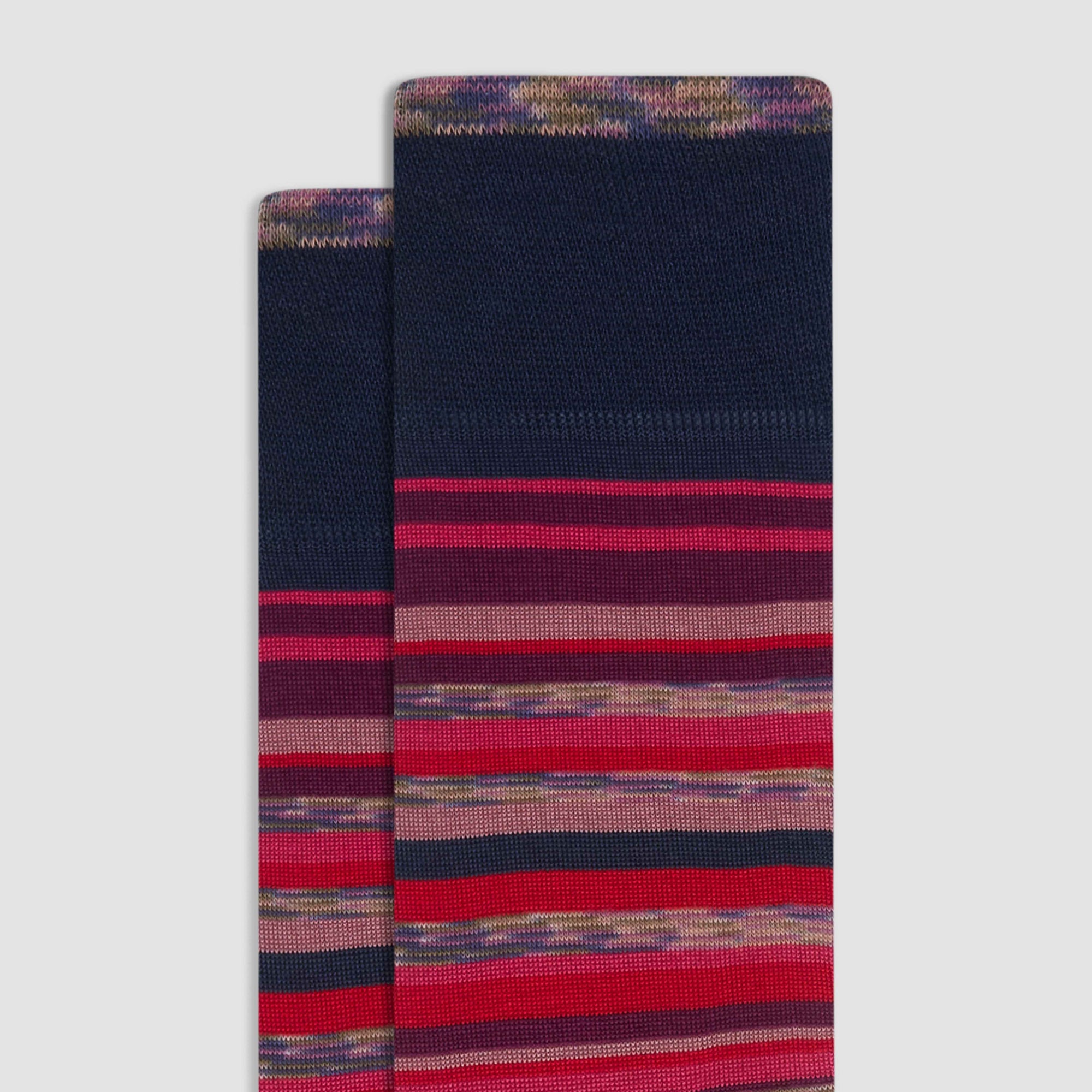 Striped Mid-Calf Socks