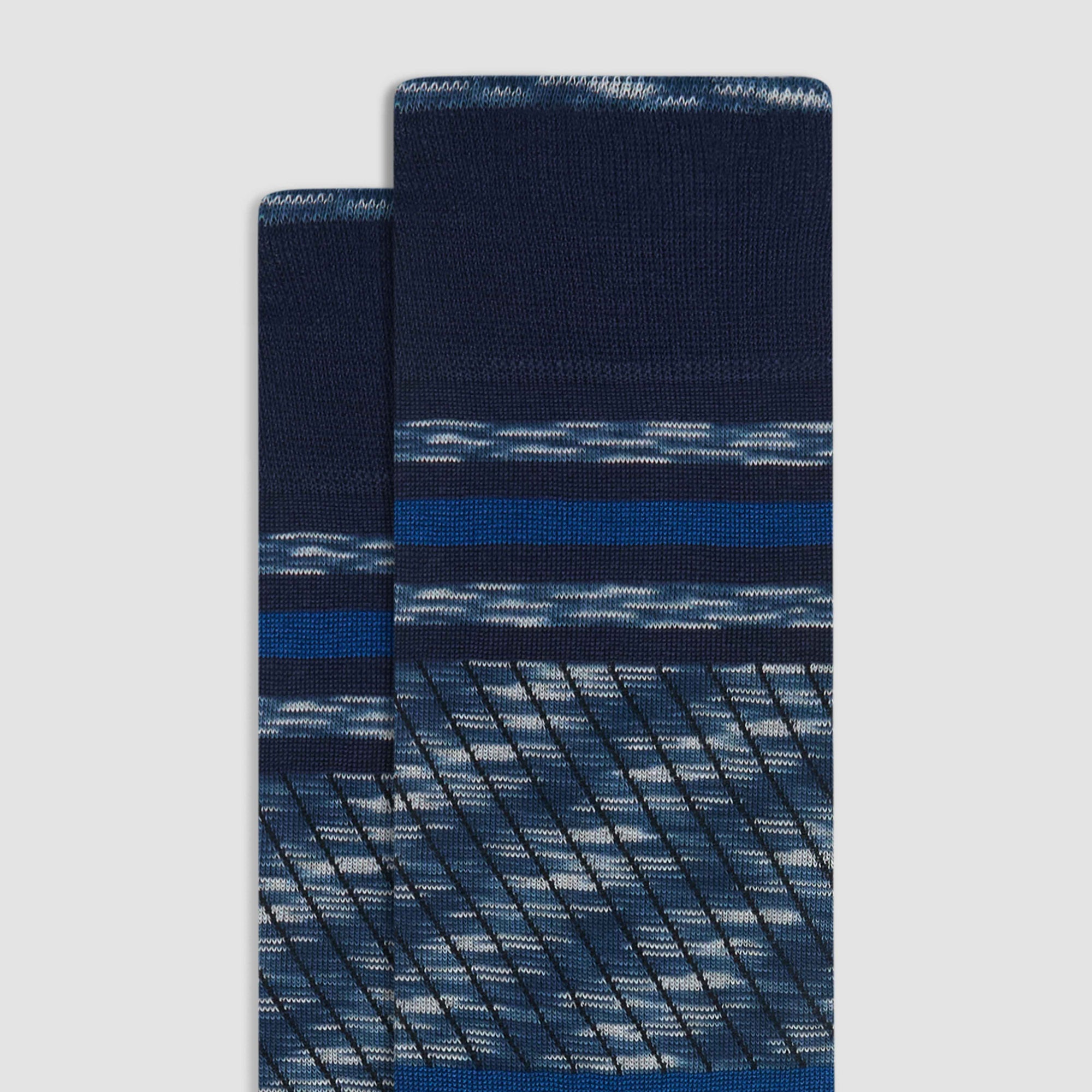 Mixed Media Mid-Calf Socks