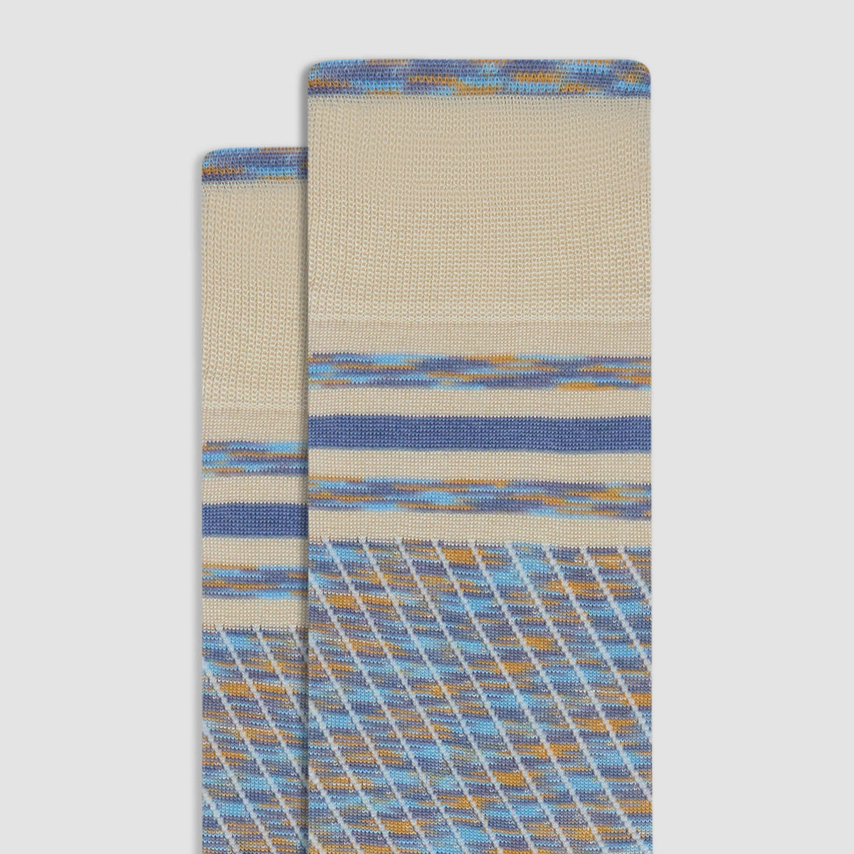 Mixed Media Mid-Calf Socks