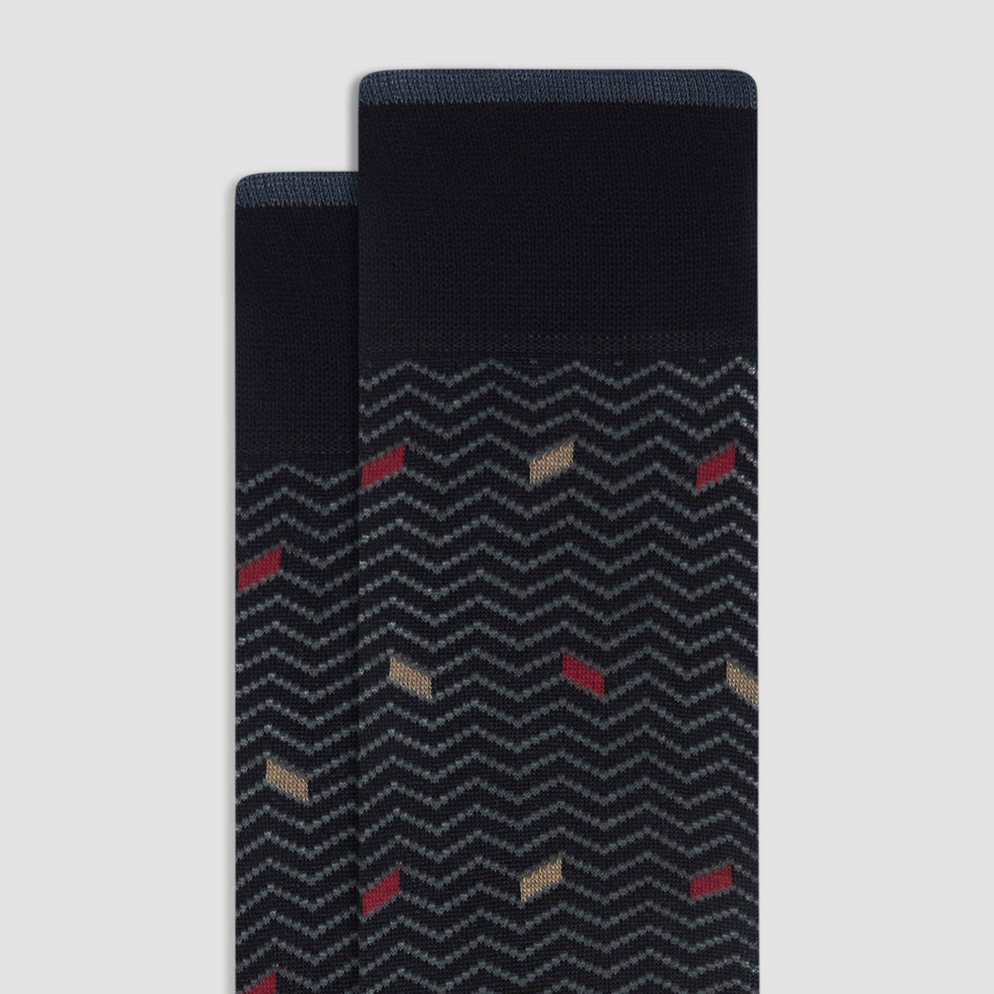 Chevron Mid-Calf Socks