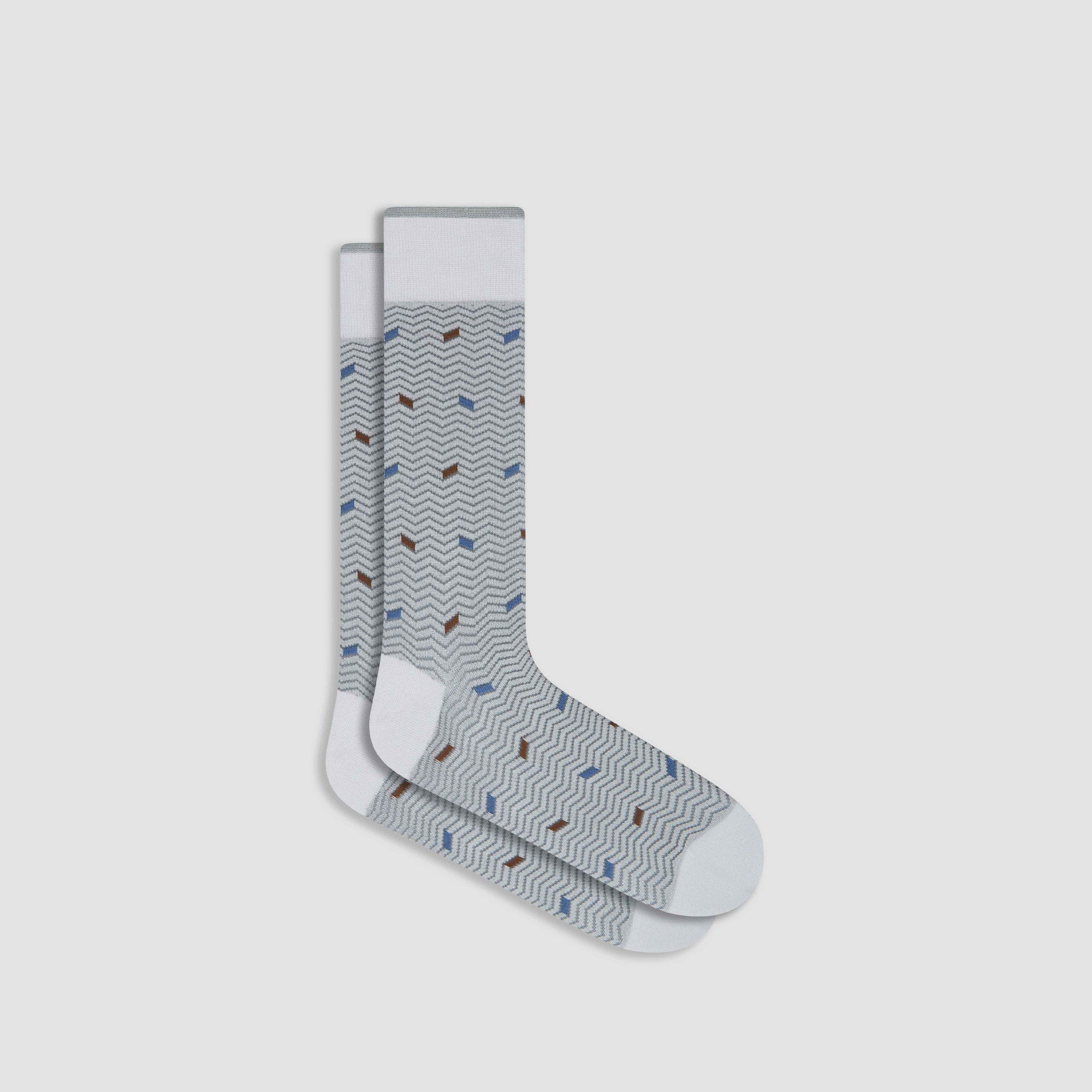 Chevron Mid-Calf Socks