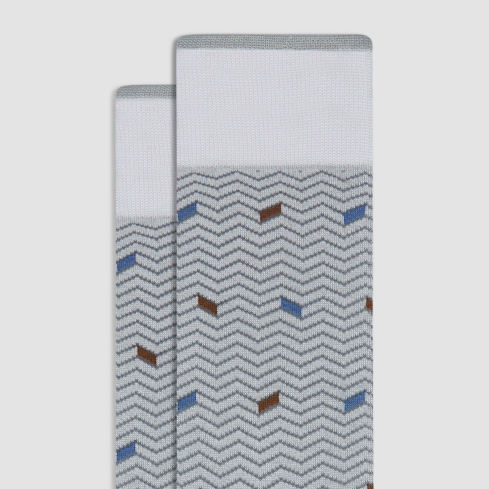 Chevron Mid-Calf Socks